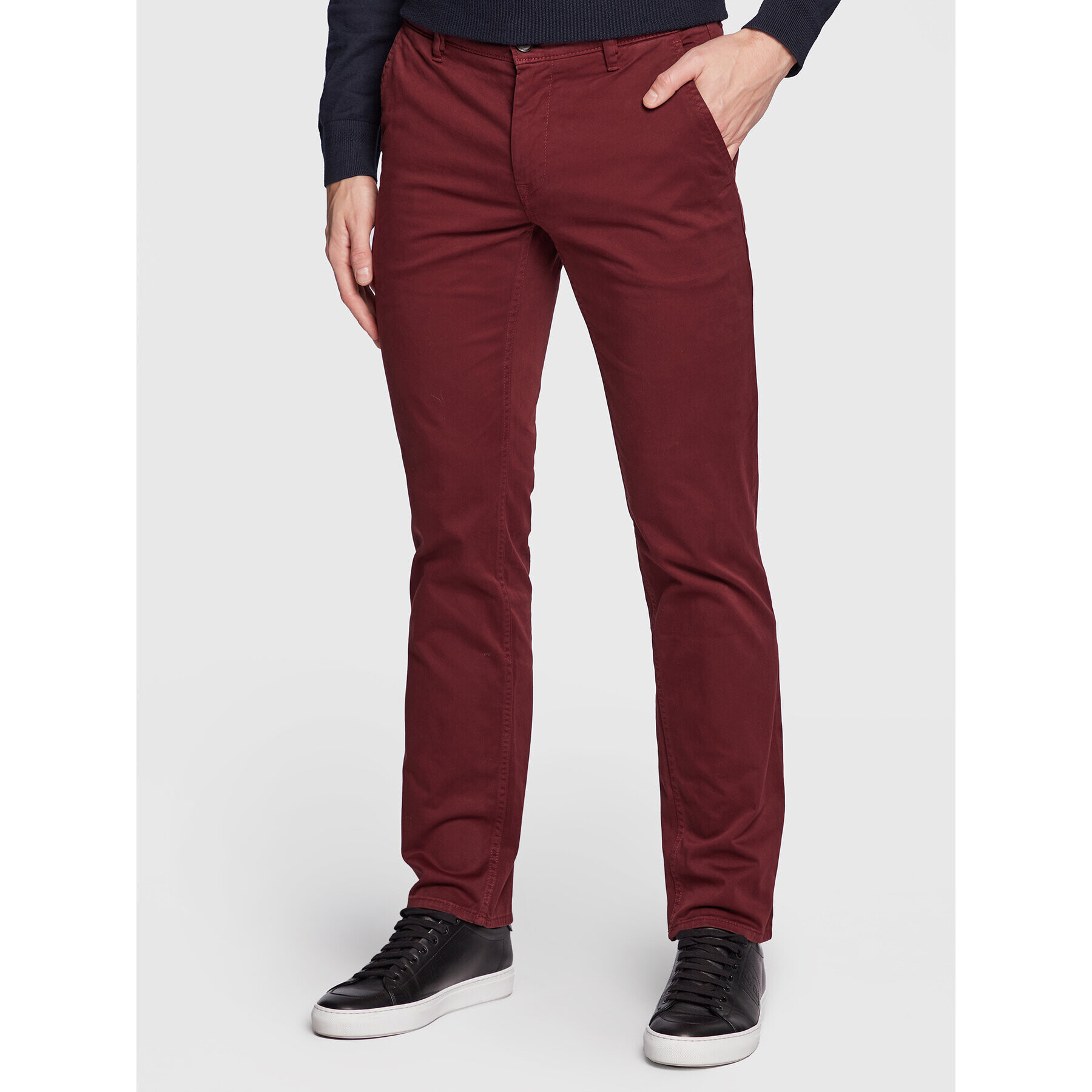 Boss Chinos Schino 50470813 Bordó Slim Fit - Pepit.hu