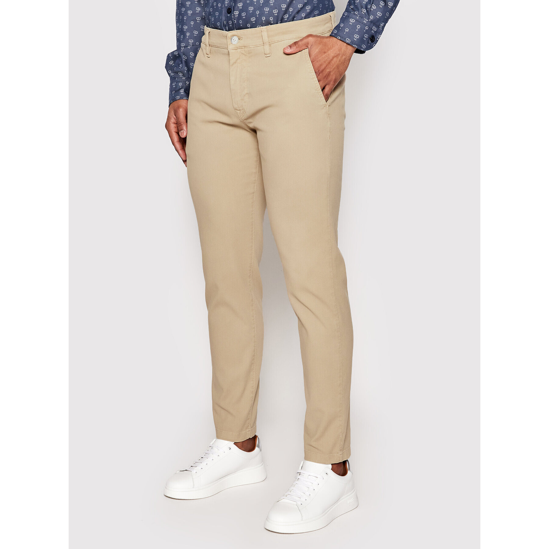 Boss Chinos Schino-Taber-1 50472558 Bézs Slim Fit - Pepit.hu