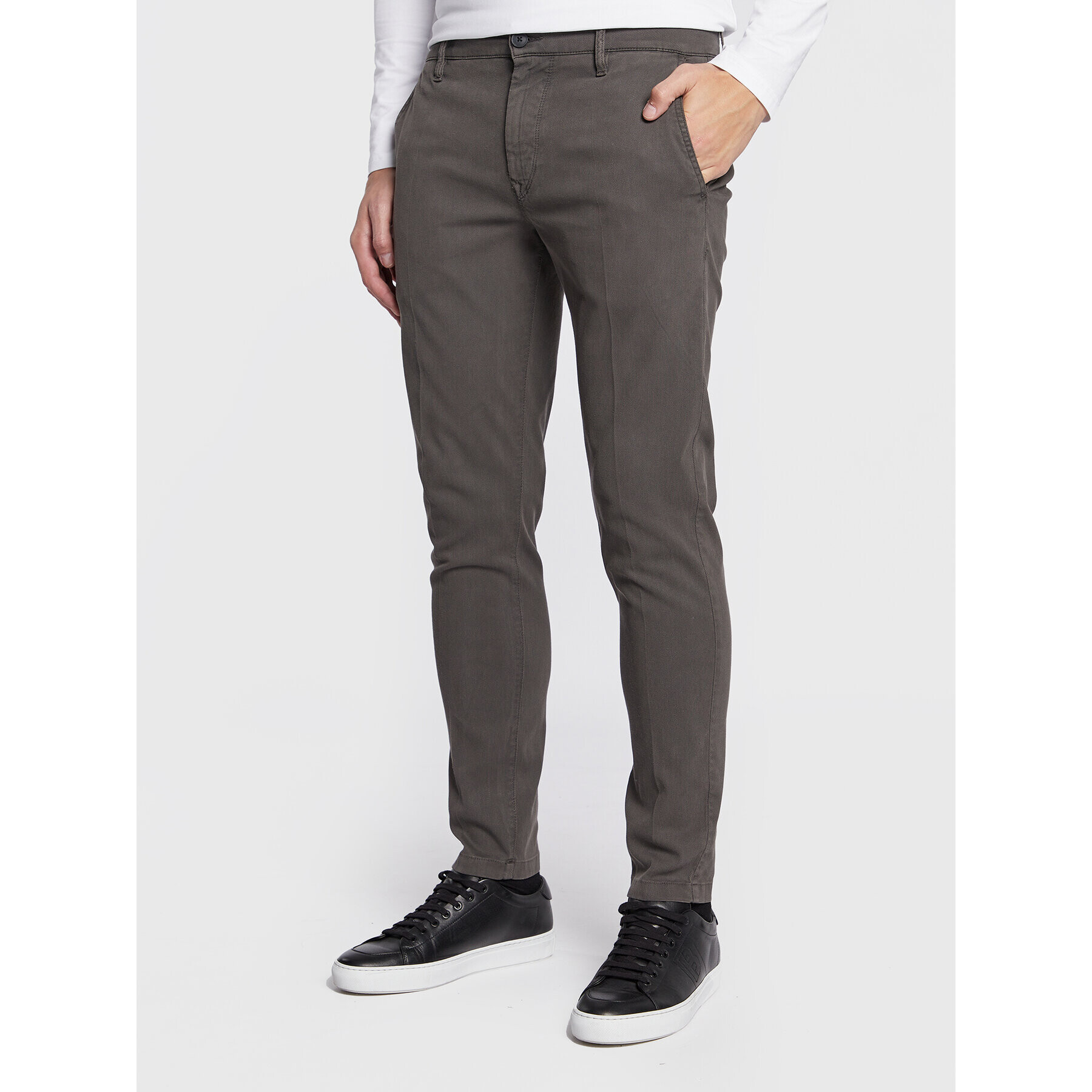 Boss Chinos Schino-Taber-1 50472558 Szürke Slim Fit - Pepit.hu