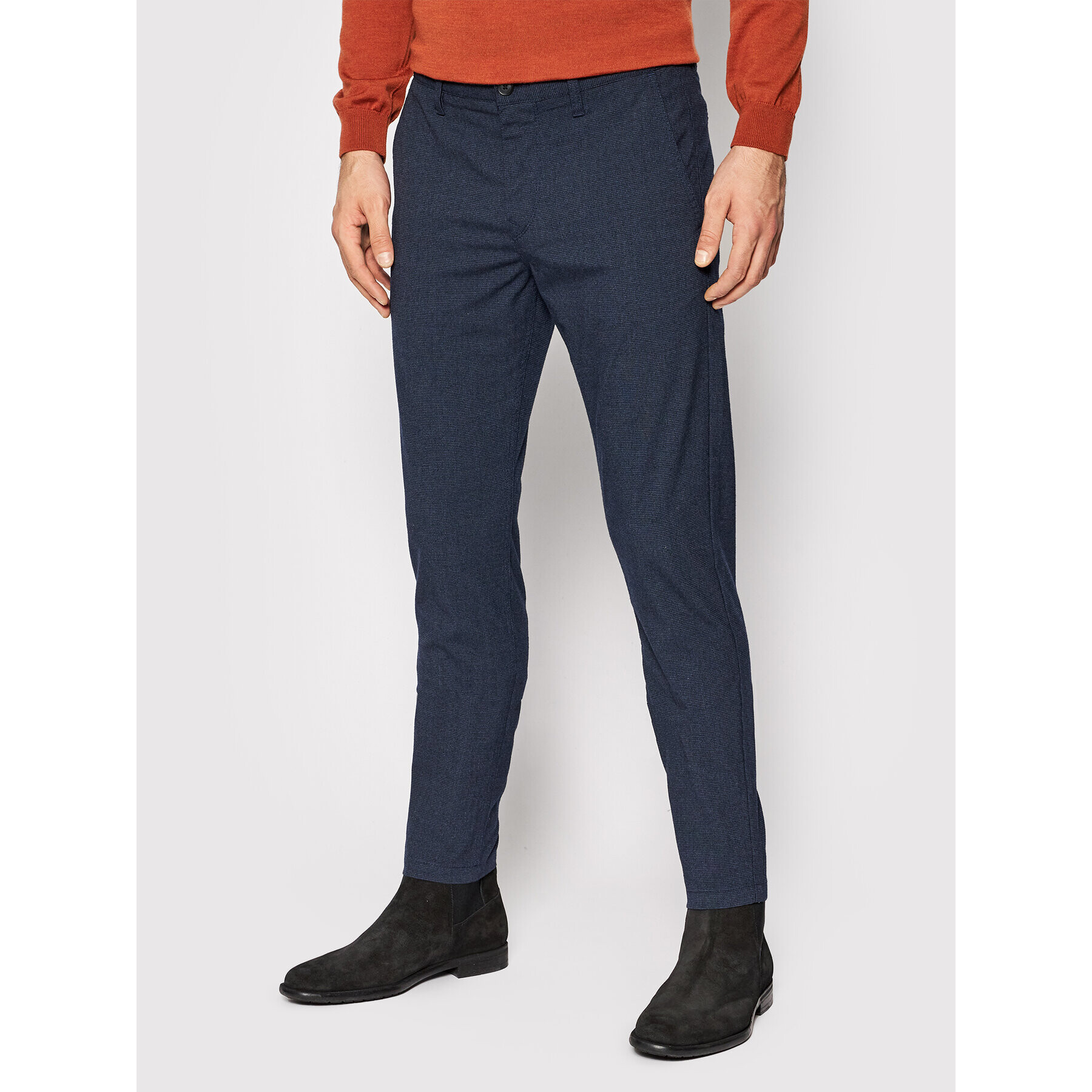 Boss Chinos Taber 50462517 Sötétkék Slim Fit - Pepit.hu