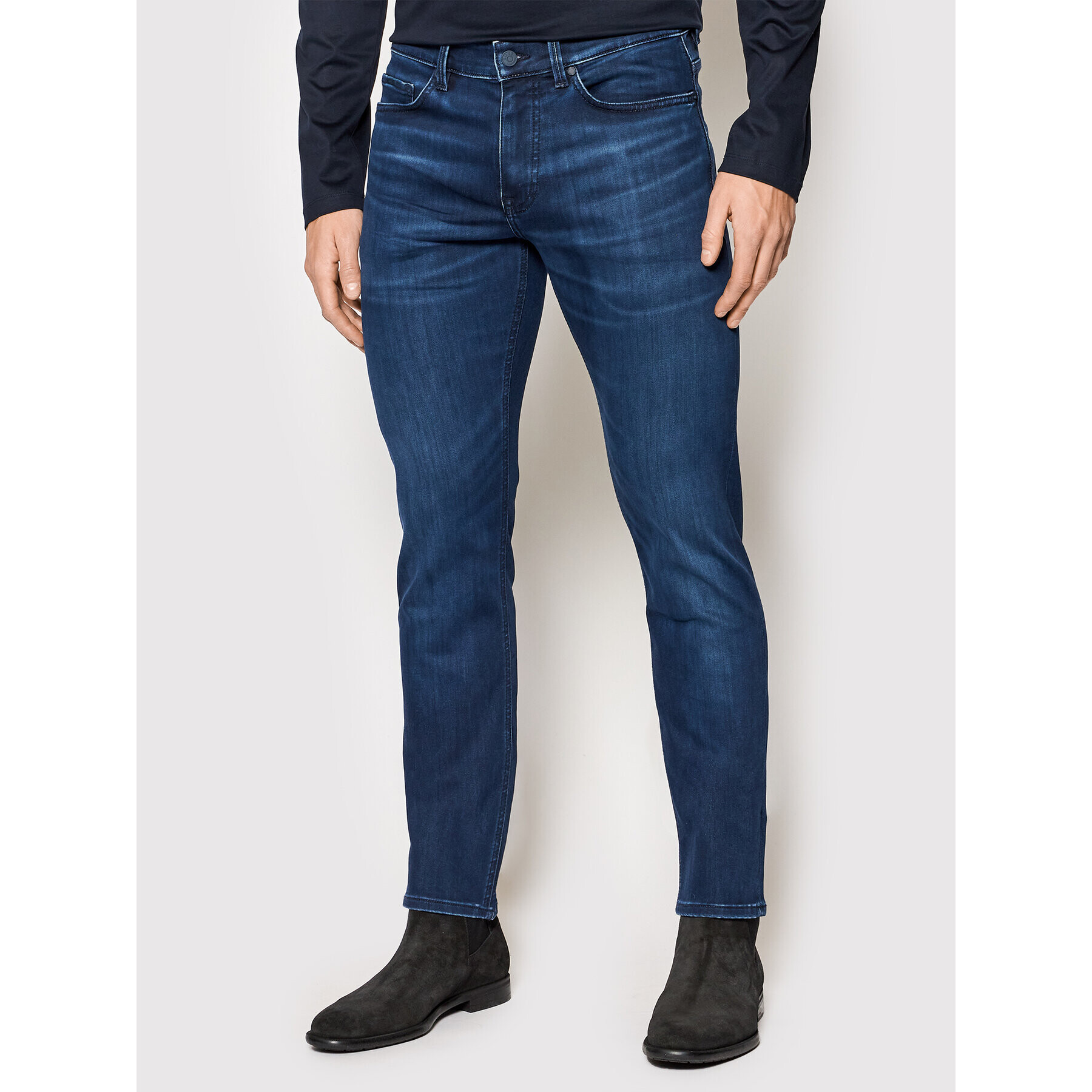 Boss Farmer Delaware3 50463095 Sötétkék Slim Fit - Pepit.hu