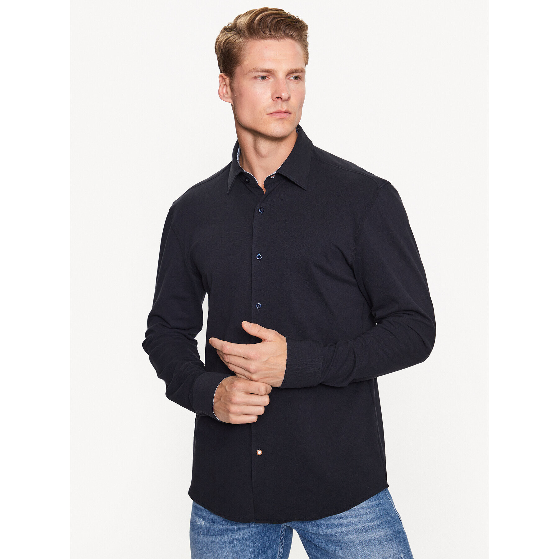 Boss Ing 50490414 Sötétkék Casual Fit - Pepit.hu