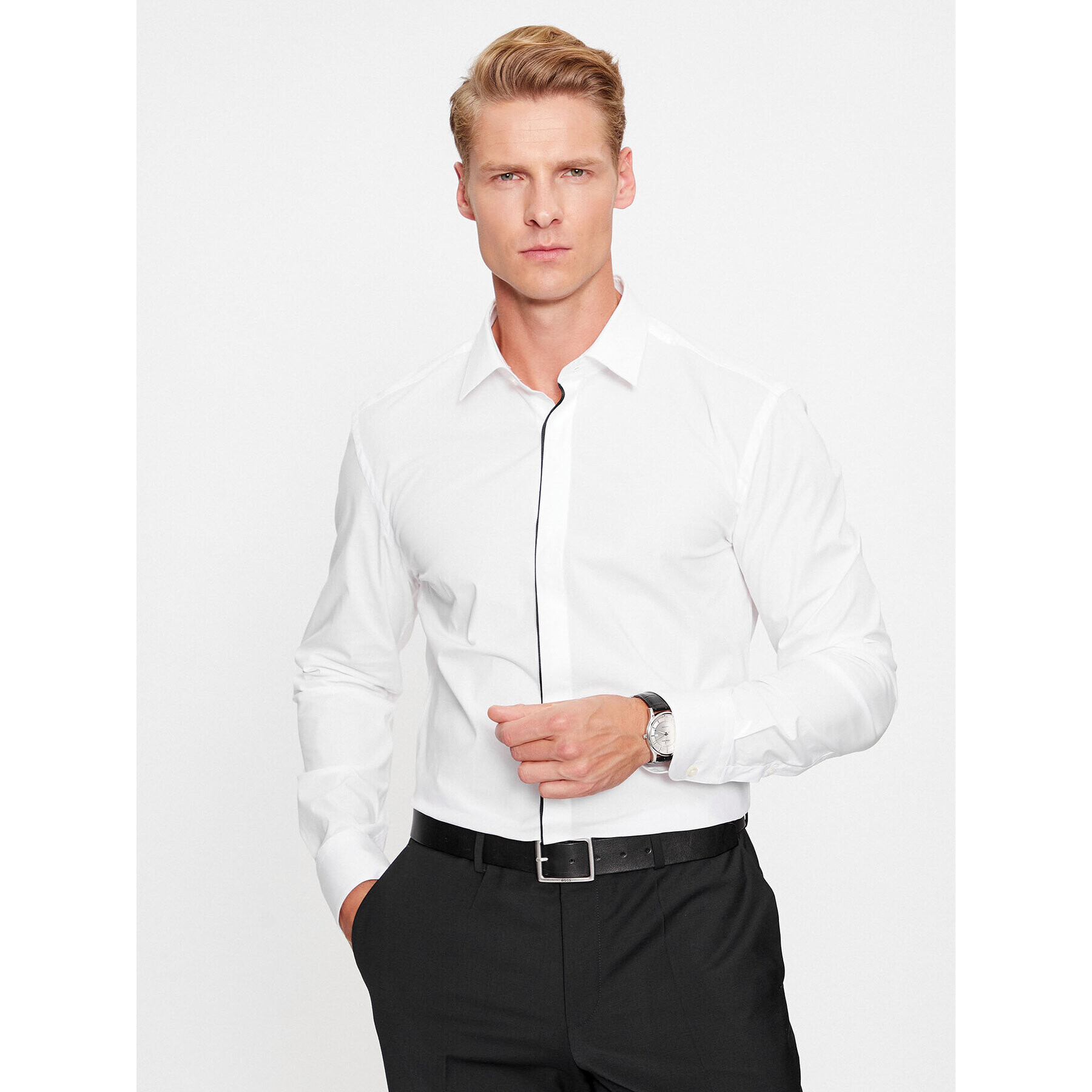 Boss Ing H-HANK-Party2-221 50503240 Fehér Slim Fit - Pepit.hu