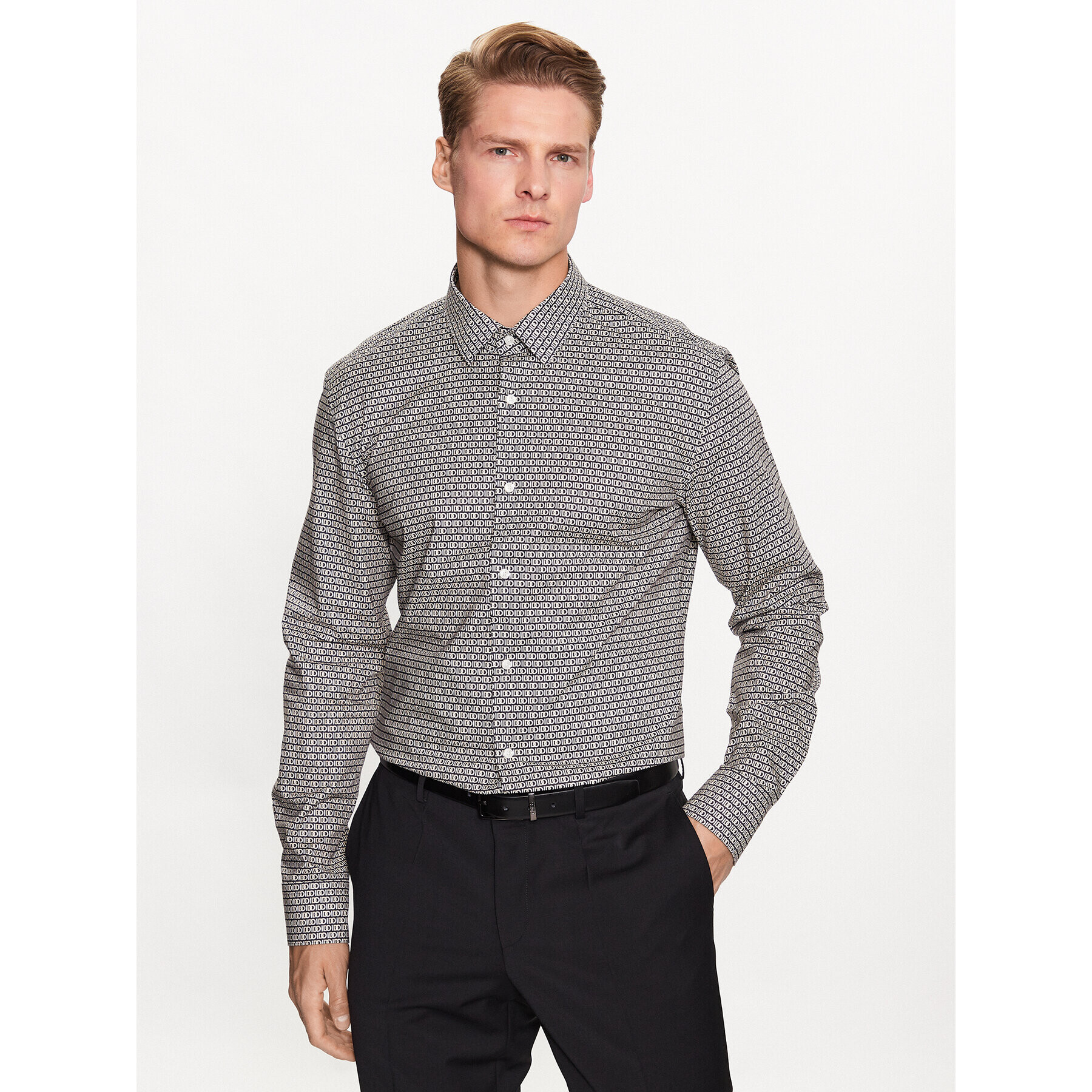 Boss Ing H-Hank-S-Kent 50490197 Szürke Slim Fit - Pepit.hu