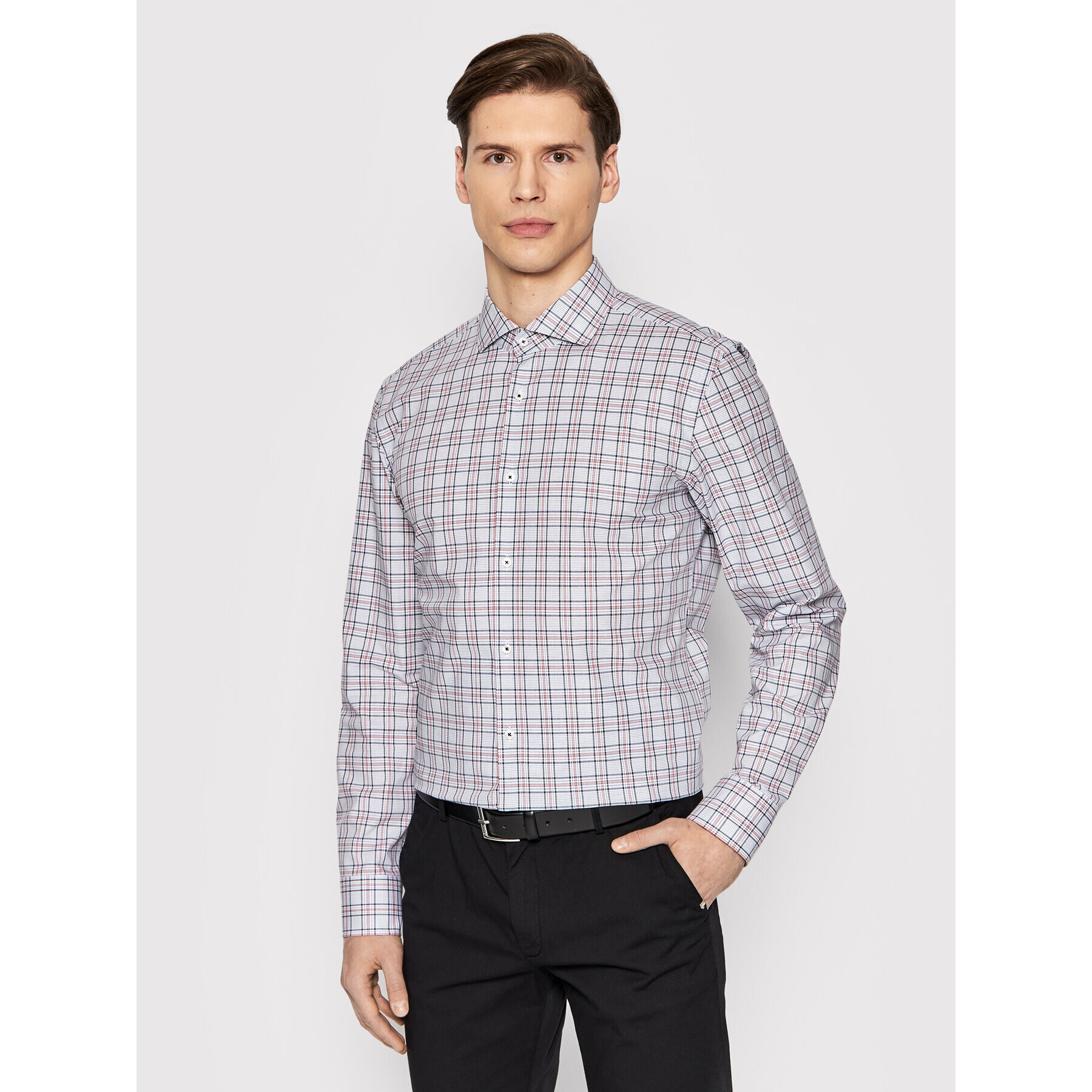 Boss Ing Hank 50469365 Szürke Slim Fit - Pepit.hu