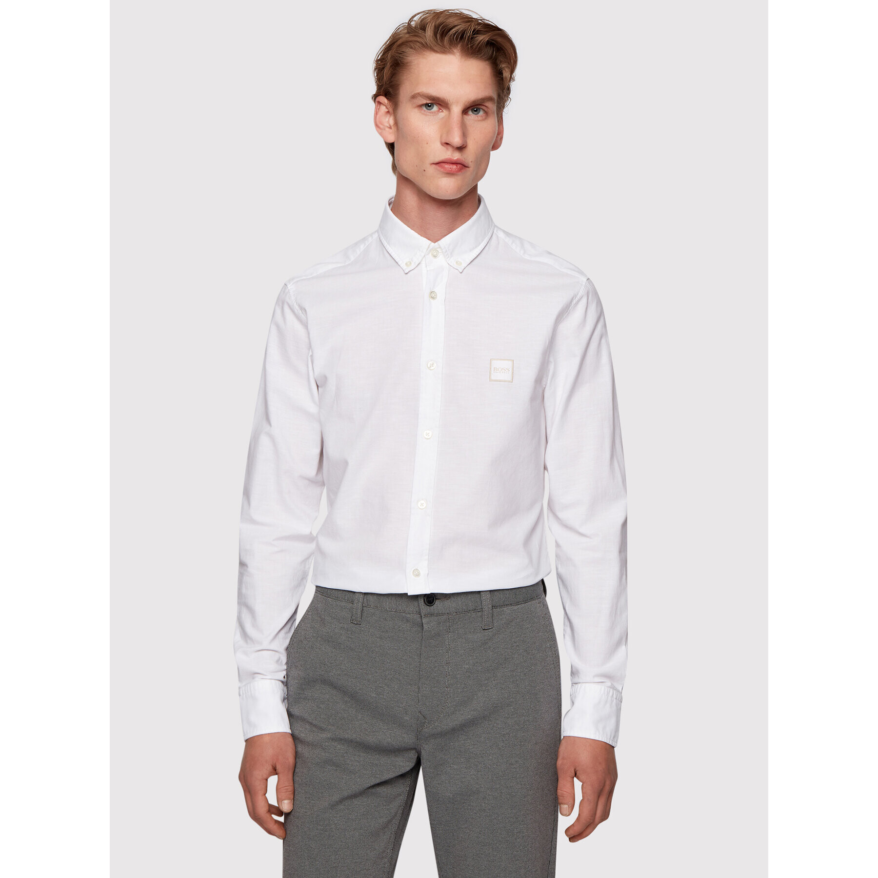 Boss Ing Mabsoot_1 50432726 Fehér Slim Fit - Pepit.hu