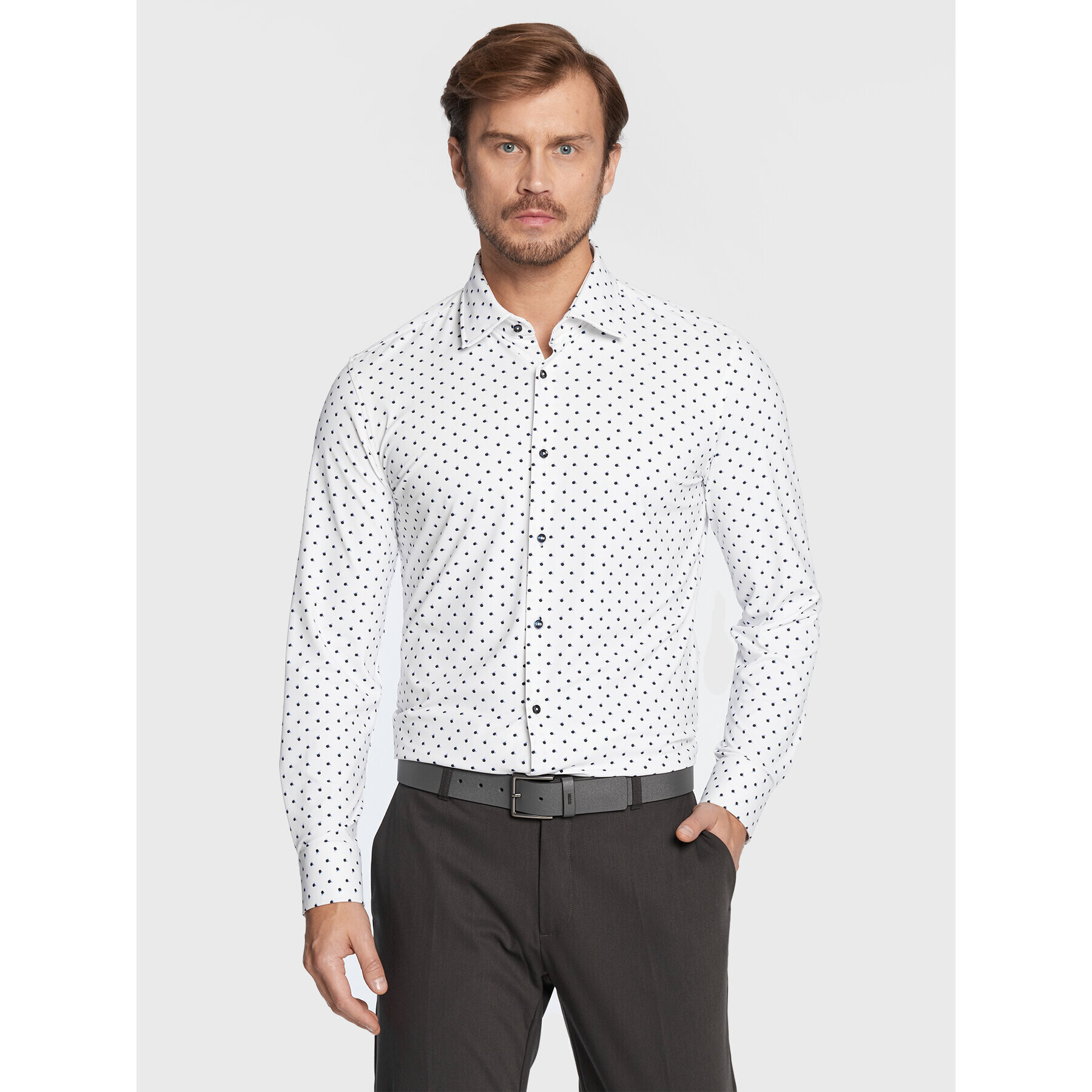 Boss Ing P-Hank-Kent-C1-222 50478733 Fehér Slim Fit - Pepit.hu