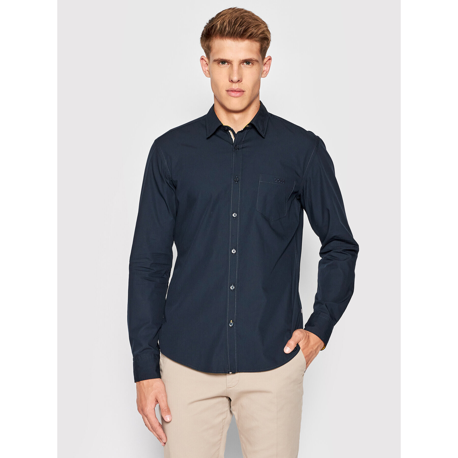 Boss Ing Reid_2PE 50473605 Sötétkék Slim Fit - Pepit.hu