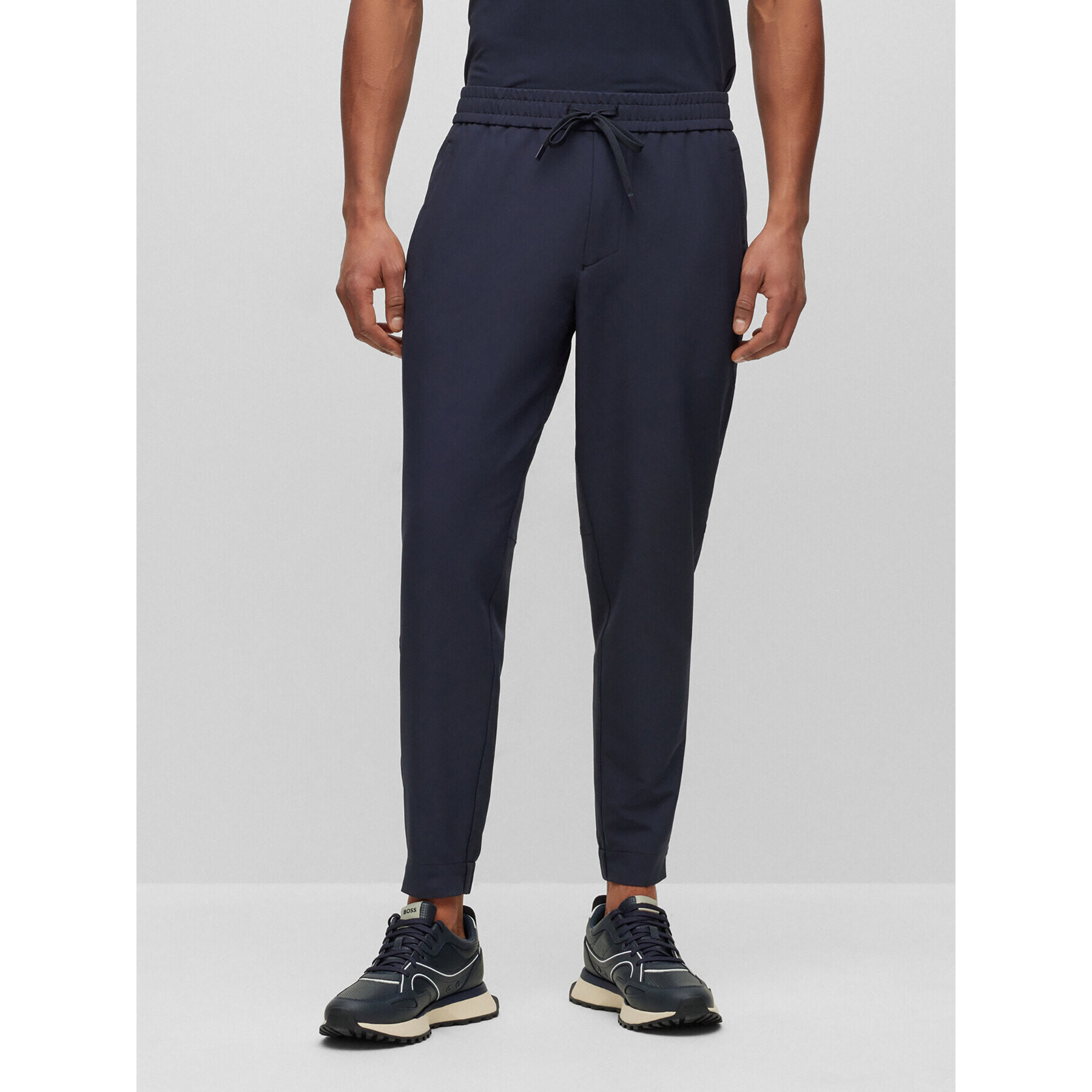 Boss Melegítő alsó T_Flex 50495491 Sötétkék Tapered Fit - Pepit.hu