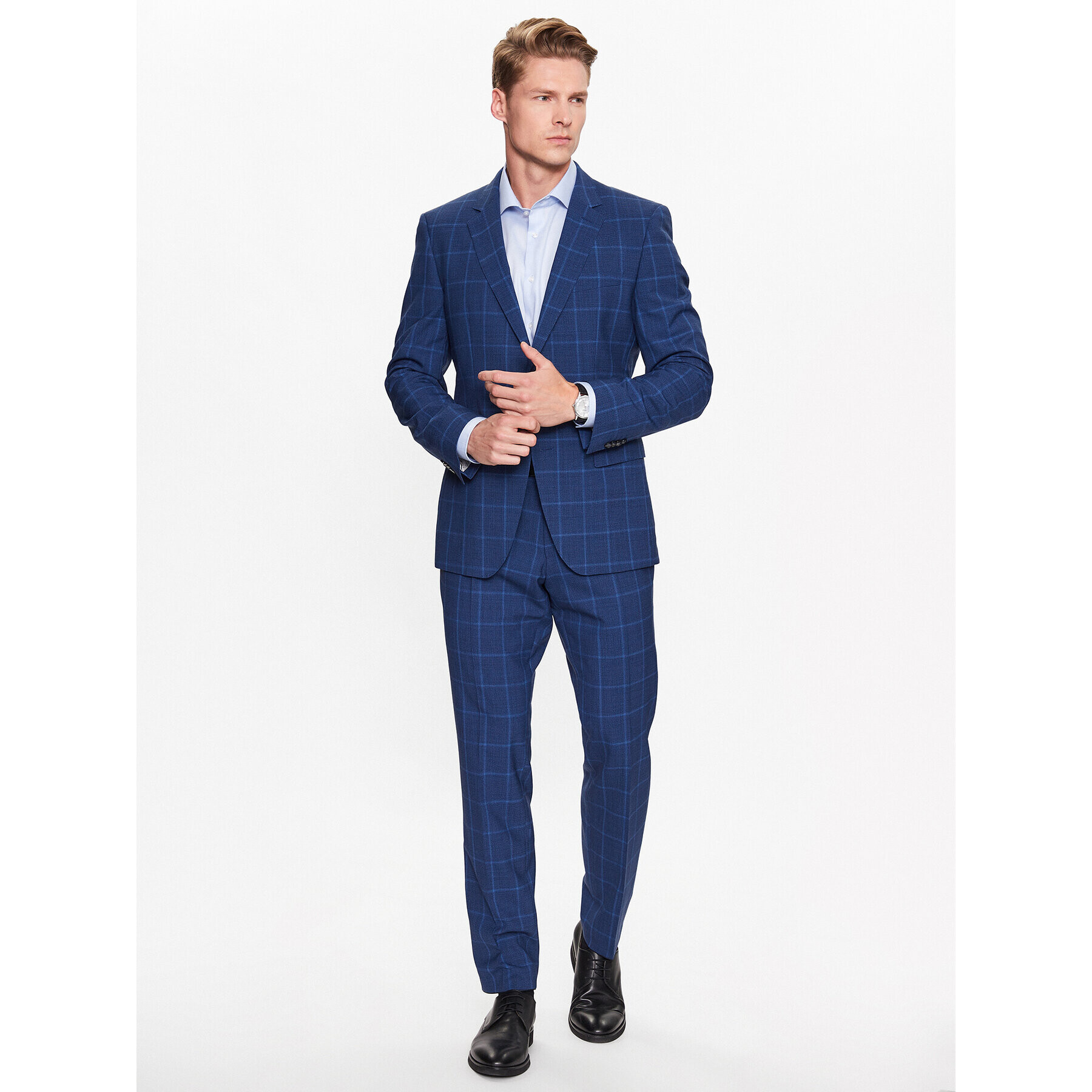 Boss Öltöny 50491007 Sötétkék Slim Fit - Pepit.hu