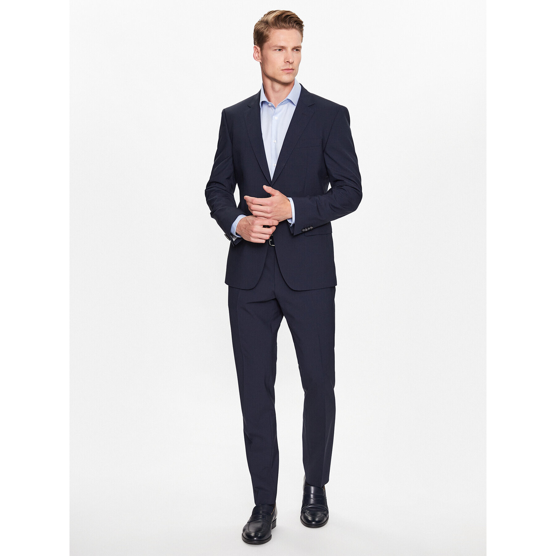 Boss Öltöny 50493667 Sötétkék Slim Fit - Pepit.hu