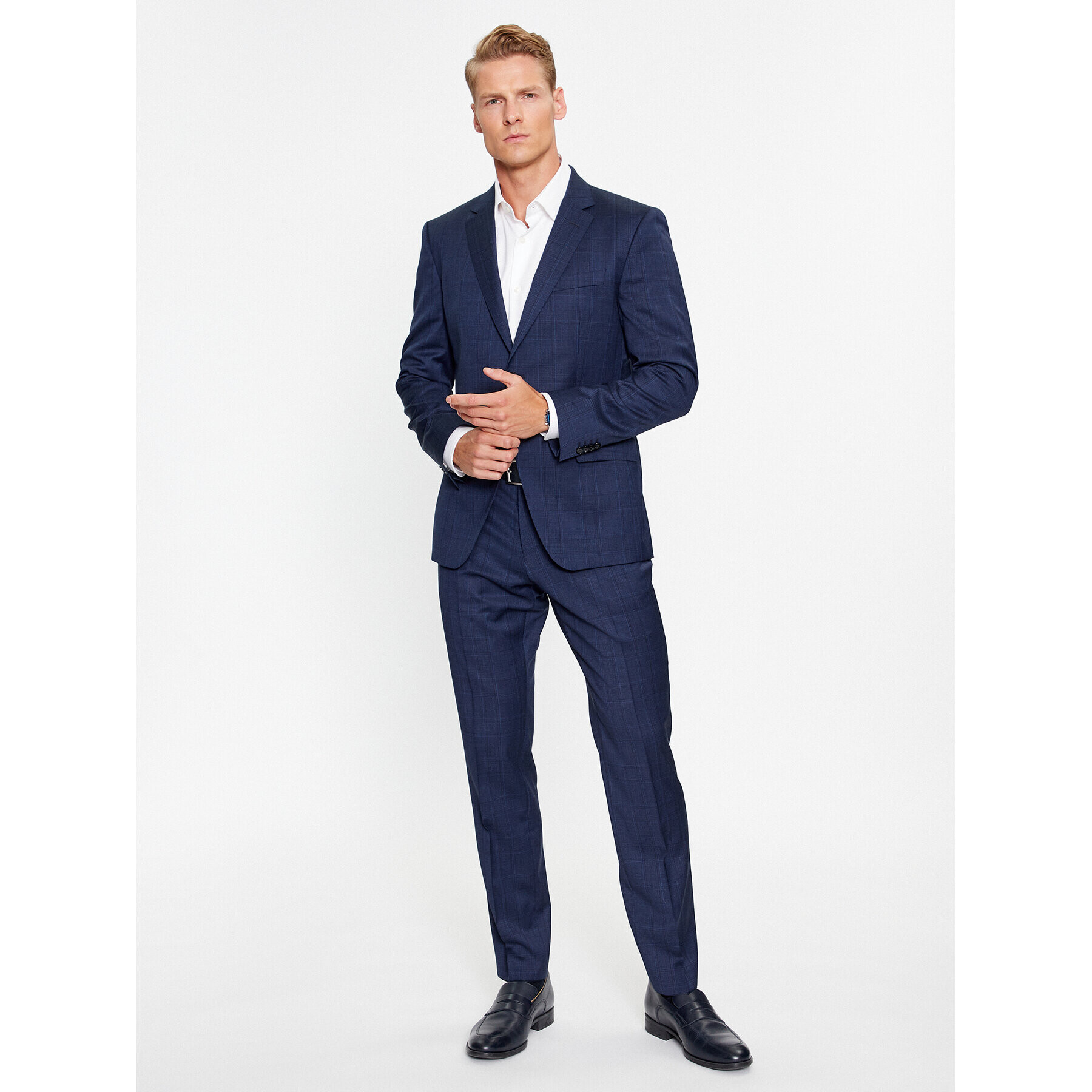 Boss Öltöny 50502439 Sötétkék Slim Fit - Pepit.hu