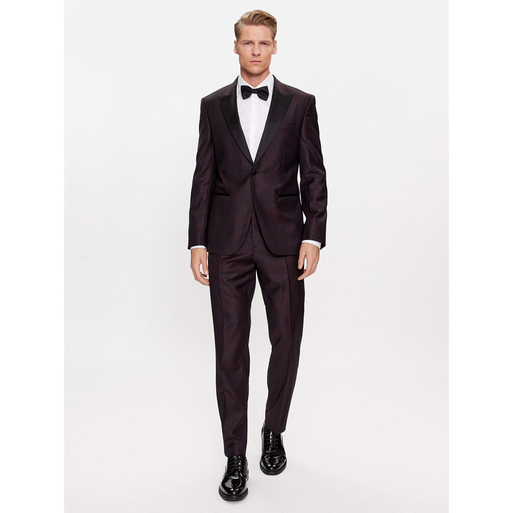 Boss Öltöny H-Huge-2Pcs-Tux-231 50502449 Piros Slim Fit - Pepit.hu