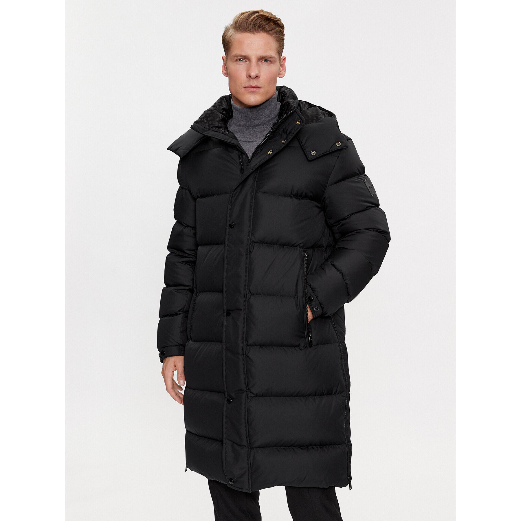 Boss Pehelykabát Donden4 50499795 Fekete Relaxed Fit - Pepit.hu