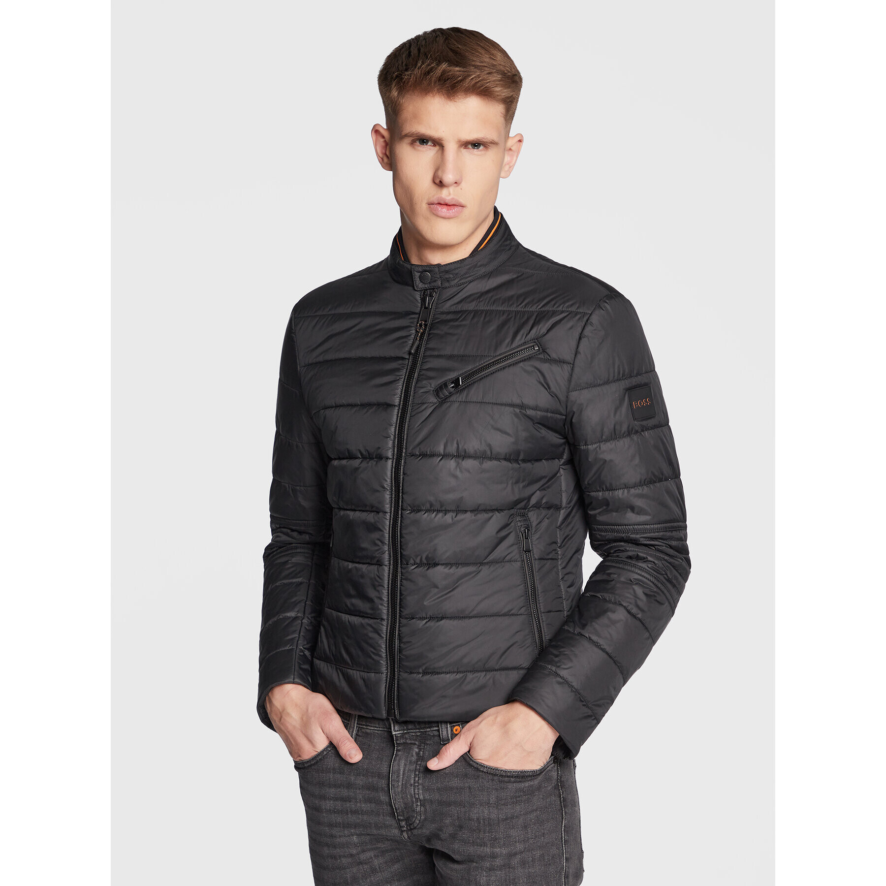 Boss Pehelykabát Optimus 50481536 Fekete Slim Fit - Pepit.hu