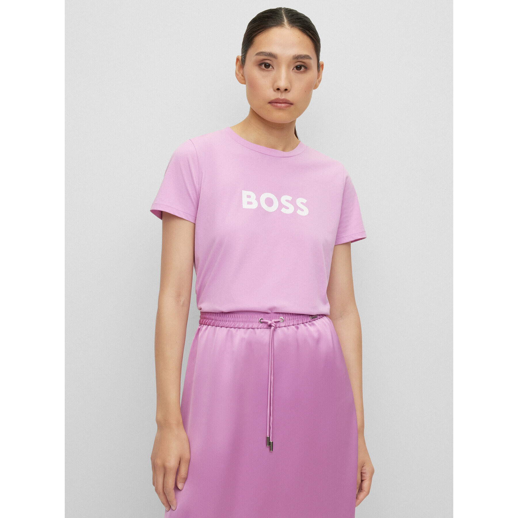 Boss Póló 50468356 Rózsaszín Regular Fit - Pepit.hu