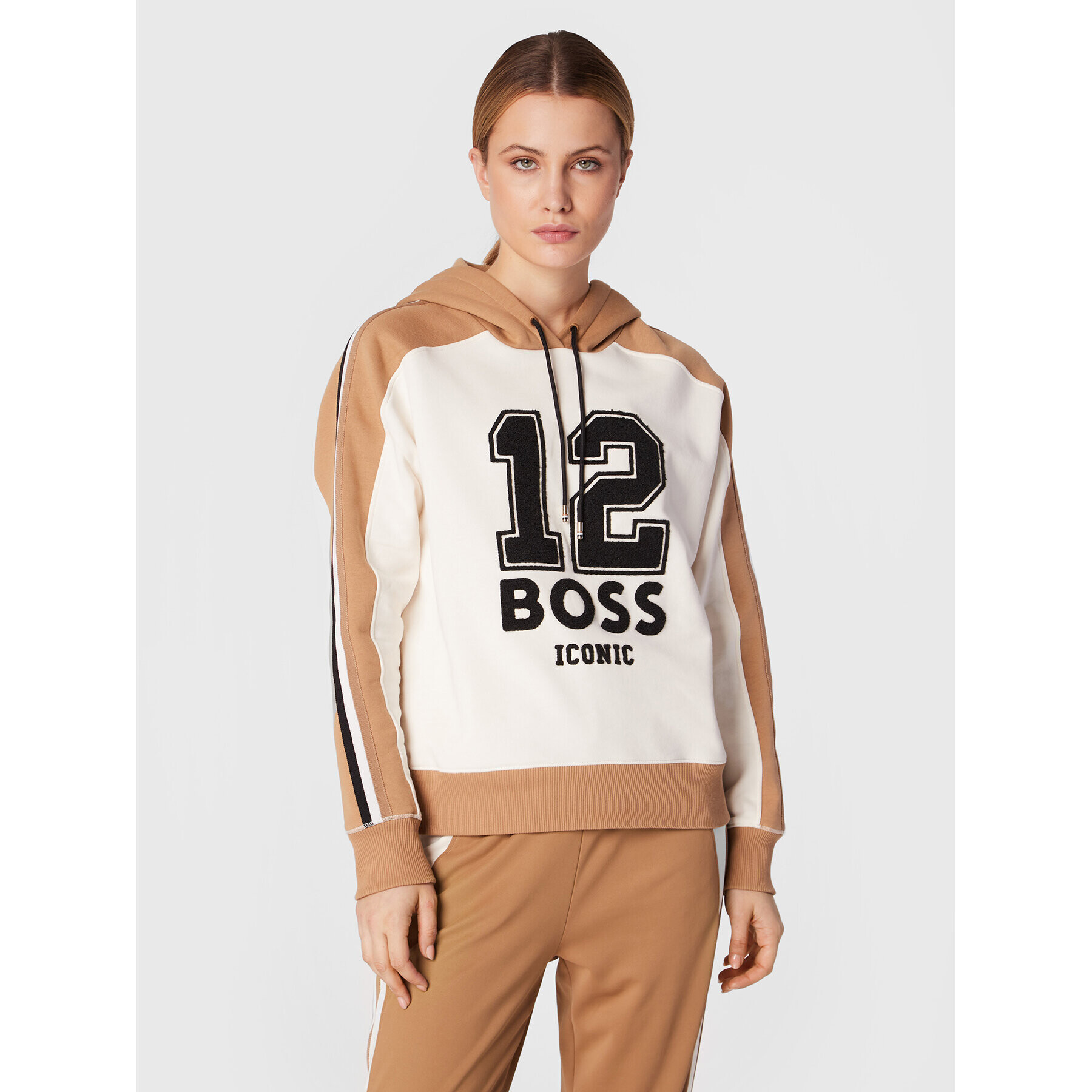 Boss Pulóver C Eraisy Ic 50477790 Bézs Regular Fit - Pepit.hu