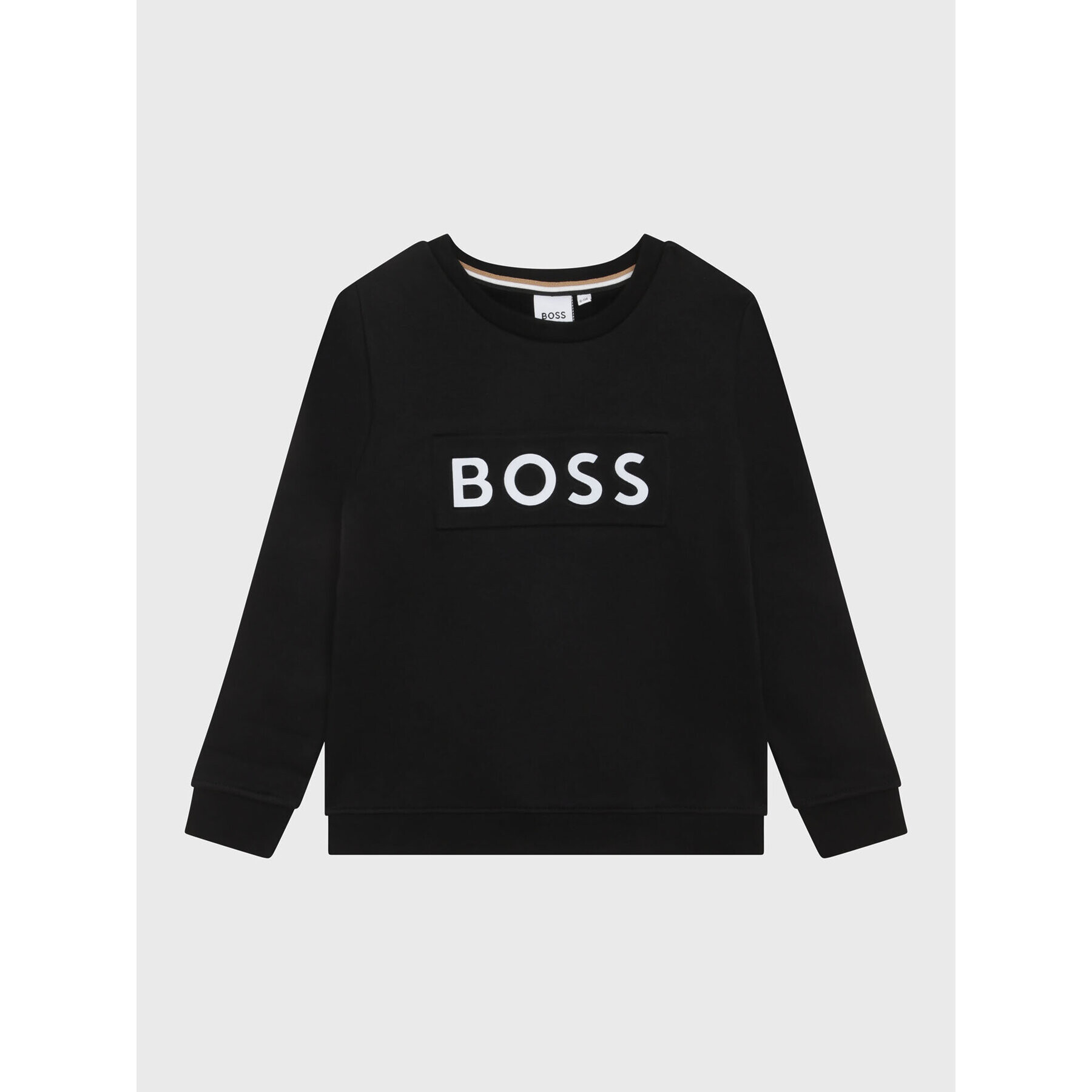 Boss Pulóver J25M51 D Fekete Regular Fit - Pepit.hu