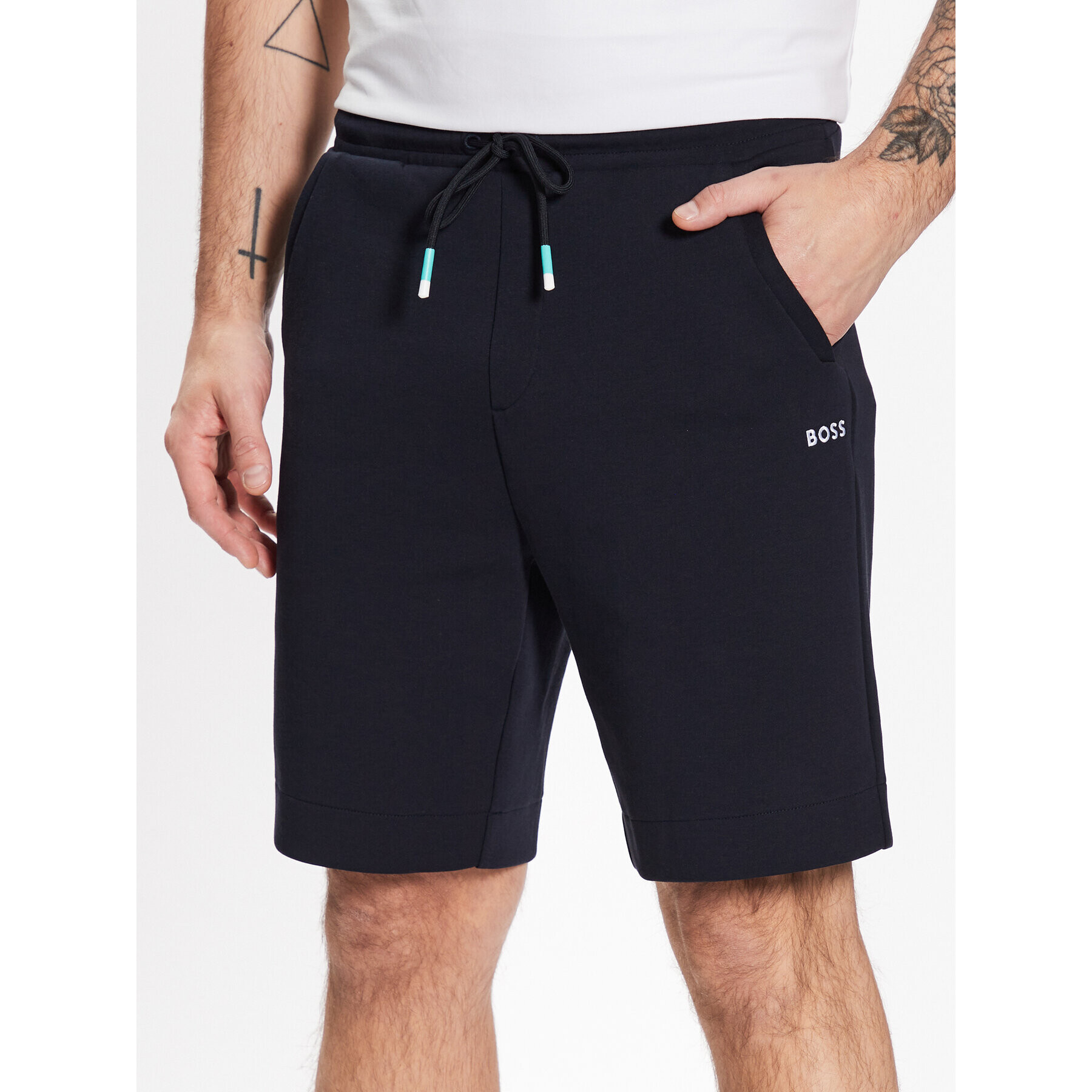 Boss Sport rövidnadrág 50497184 Sötétkék Regular Fit - Pepit.hu