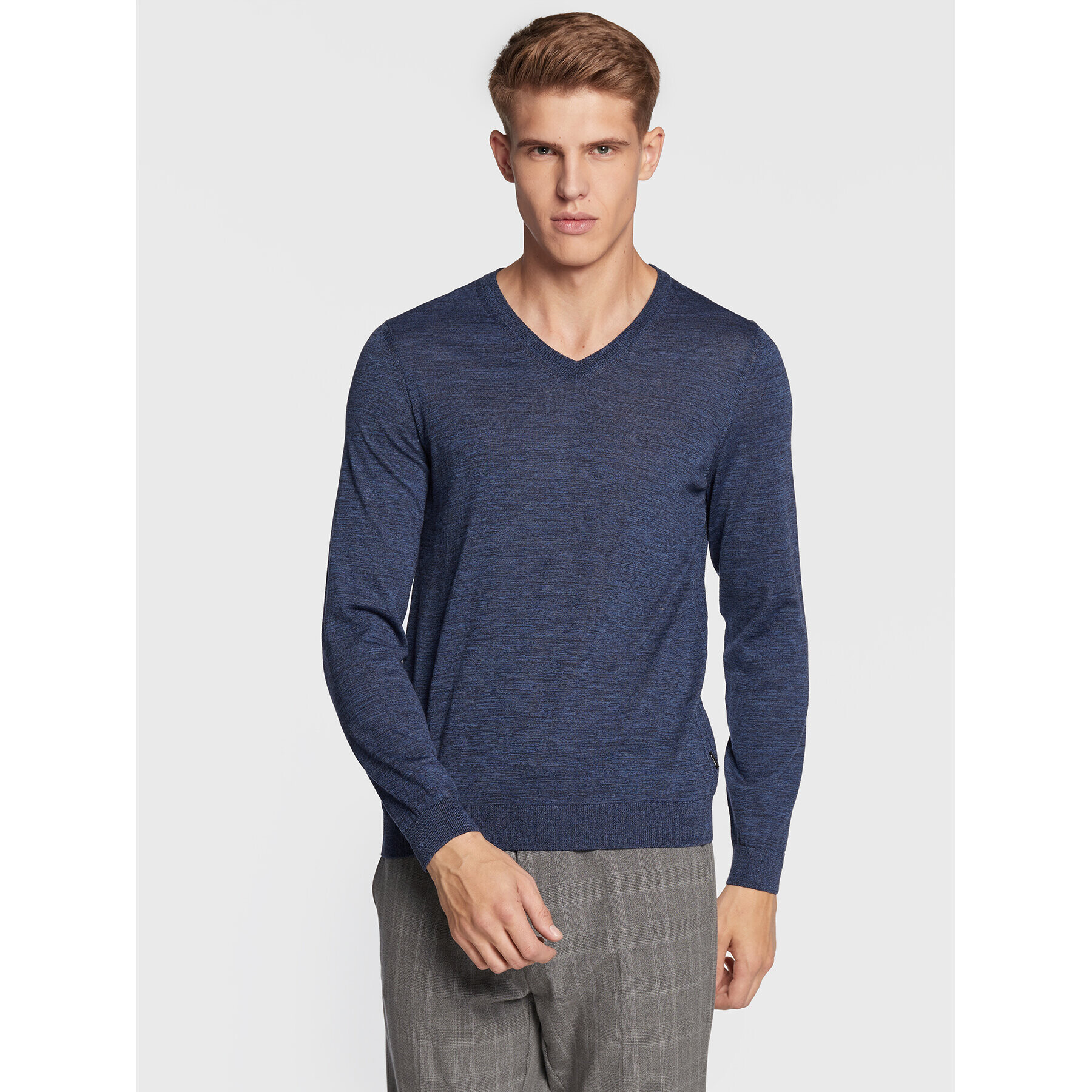 Boss Sweater Melba-P 50468261 Sötétkék Slim Fit - Pepit.hu