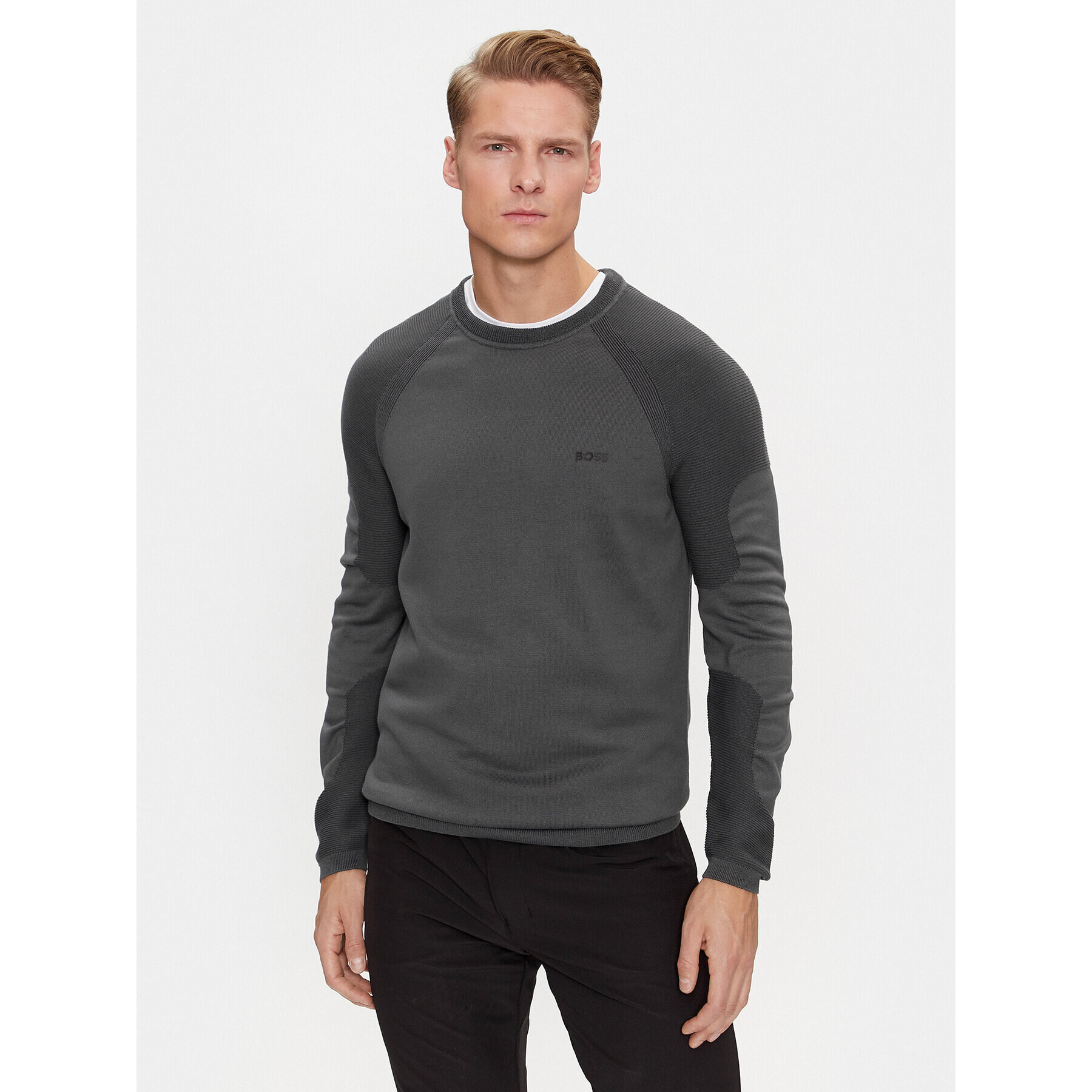 Boss Sweater Perform-X_Cn 50498519 Szürke Regular Fit - Pepit.hu