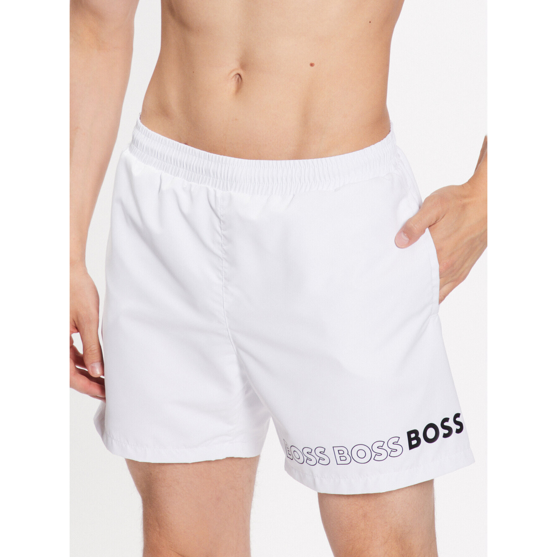 Boss Úszónadrág 50469300 Fehér Regular Fit - Pepit.hu