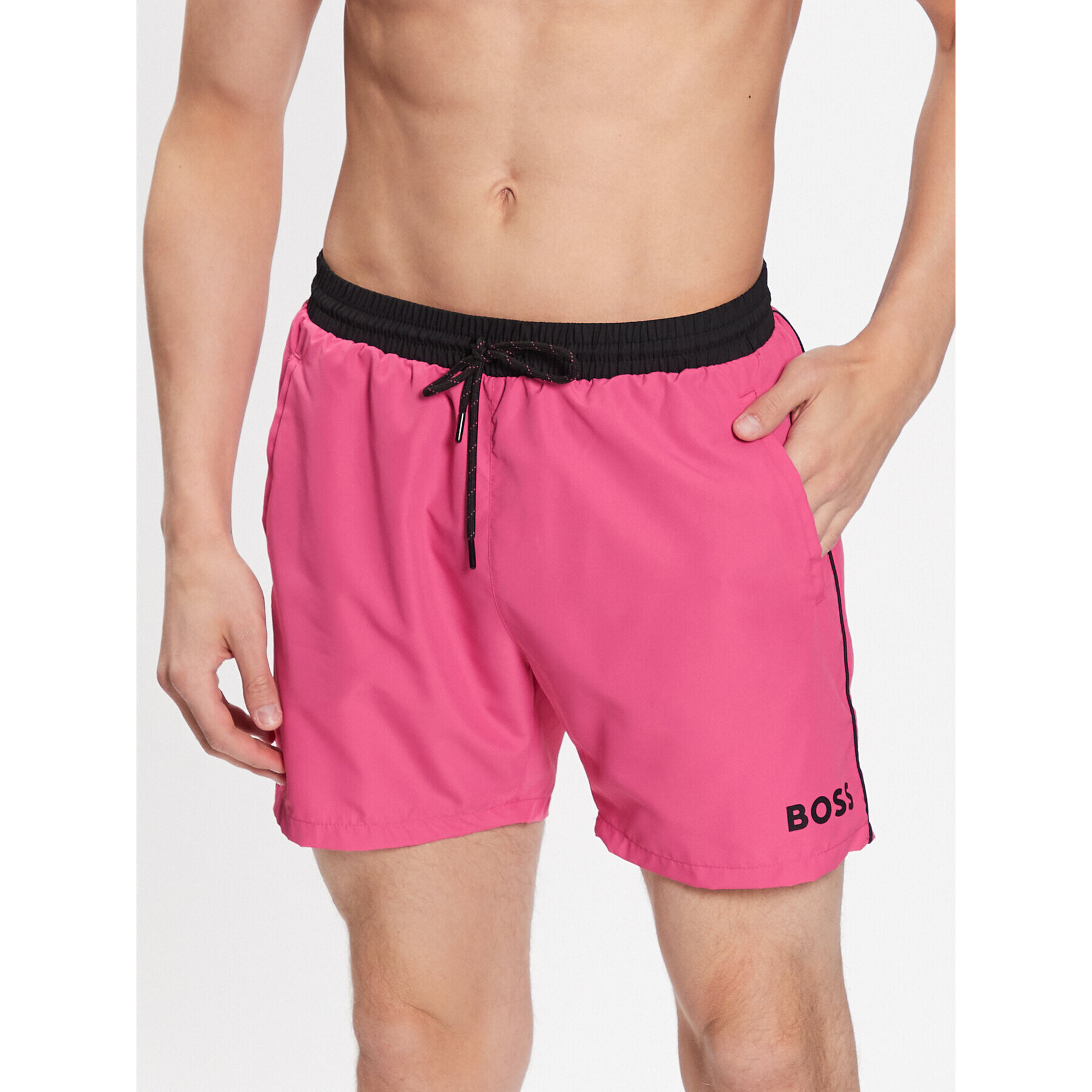 Boss Úszónadrág Starfish 50469302 Rózsaszín Regular Fit - Pepit.hu