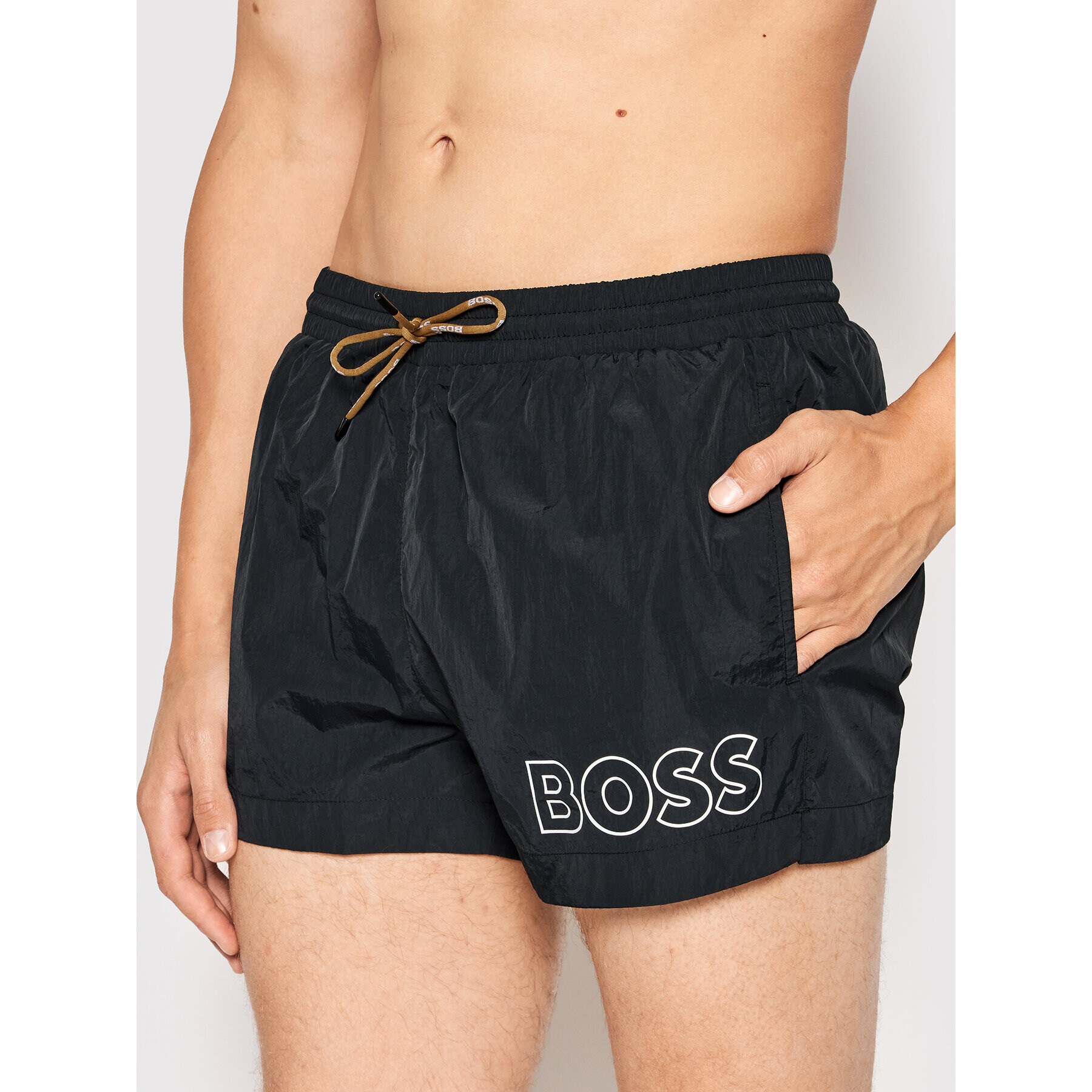 Boss Úszónadrág Mooneye 50469280 Fekete Regular Fit - Pepit.hu