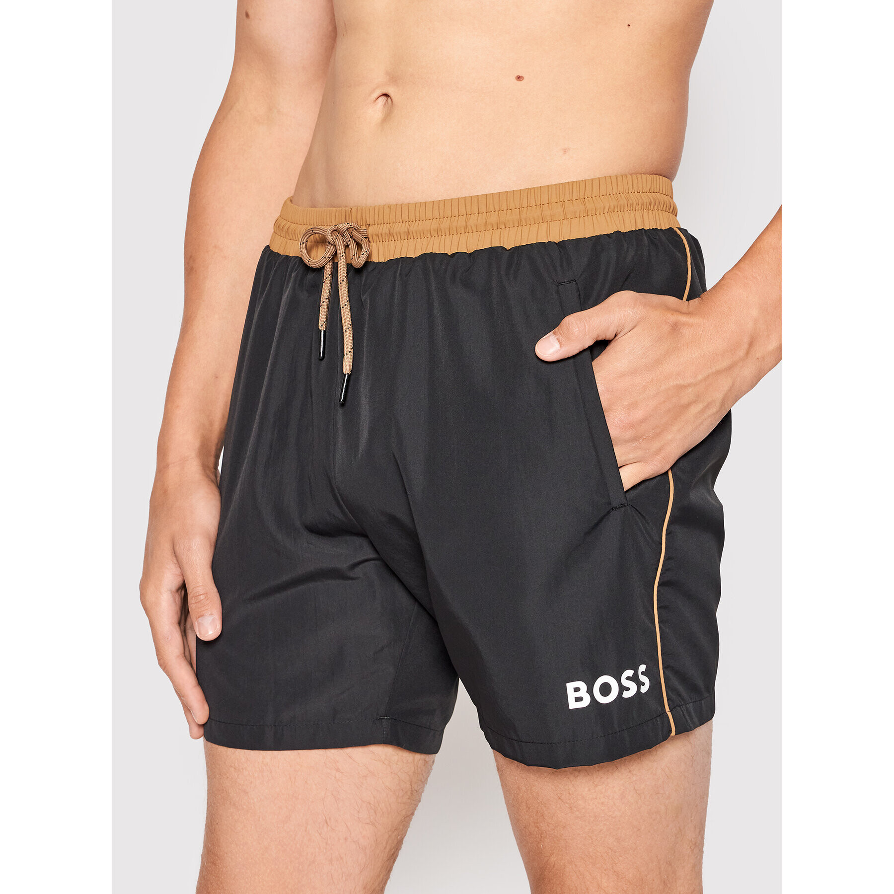 Boss Úszónadrág Starfish 50469302 Fekete Regular Fit - Pepit.hu