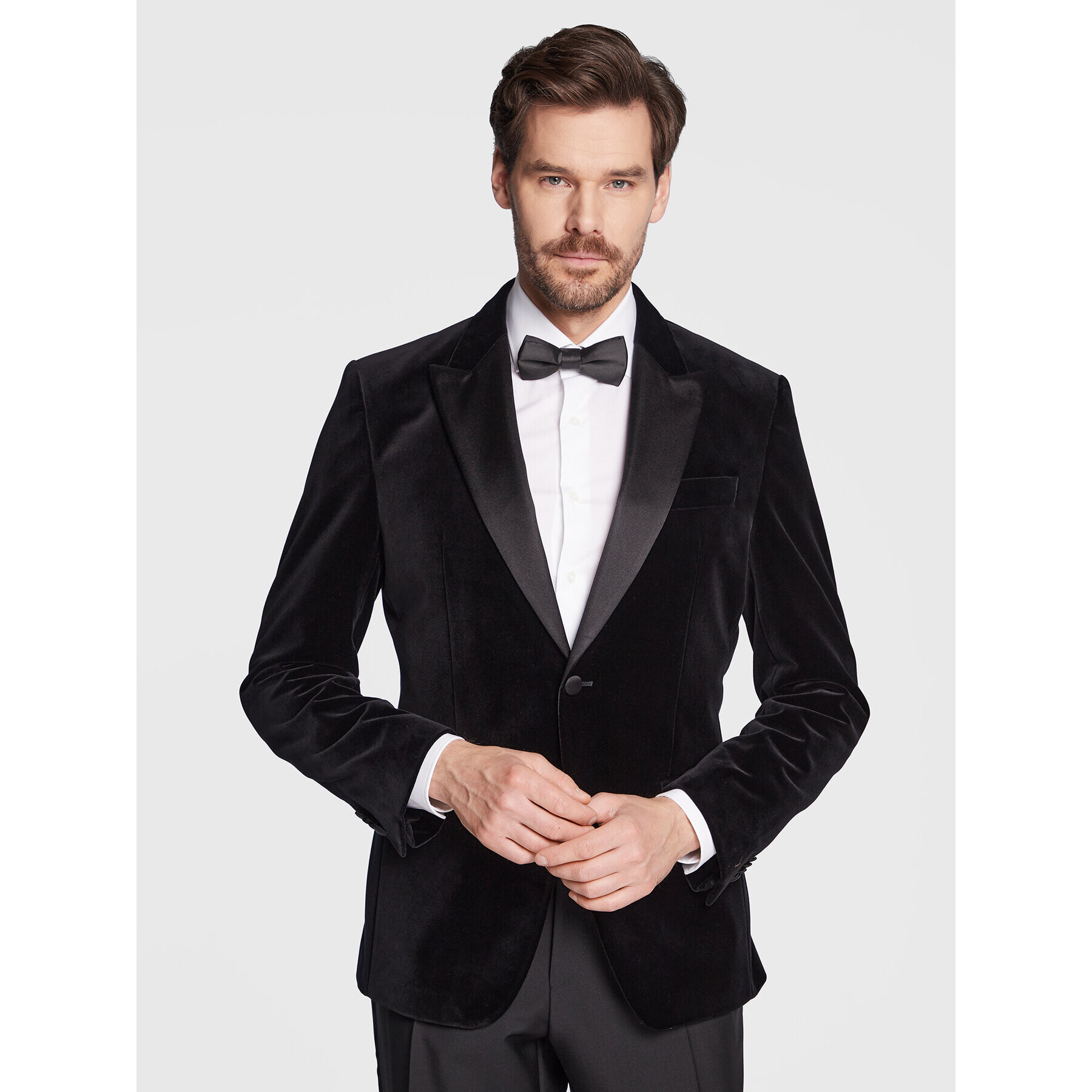 Boss Zakó H-Hutson-Tux-231 50484709 Fekete Slim Fit - Pepit.hu