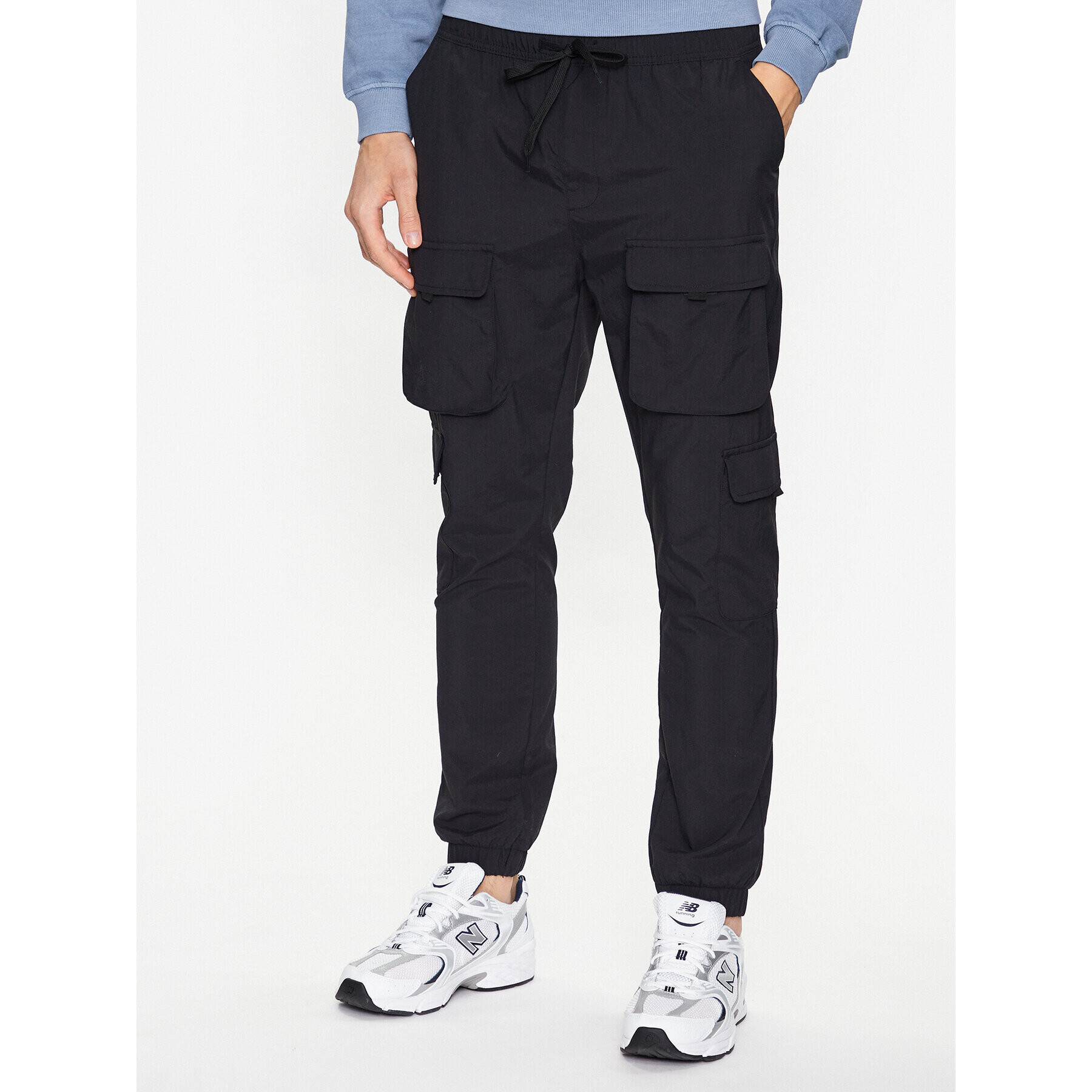 Brave Soul Joggers MTR-JUMP Fekete Regular Fit - Pepit.hu