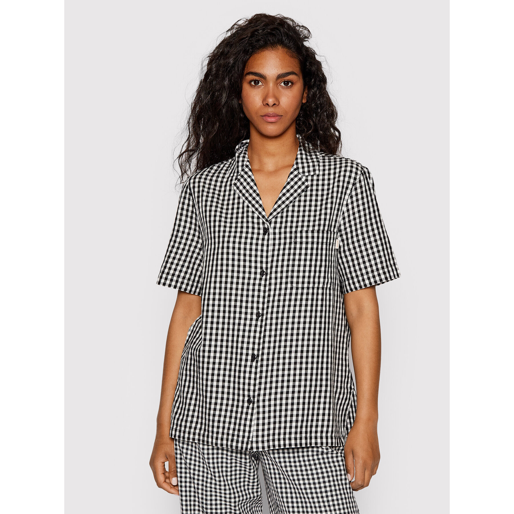 Brixton Ing Bunker Gingham 01273 Fekete Relaxed Fit - Pepit.hu