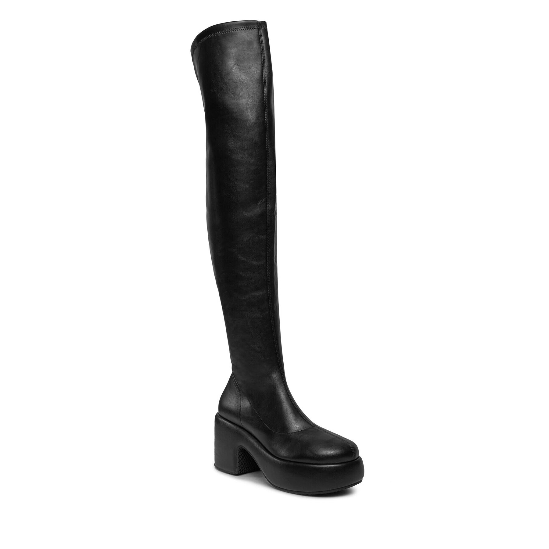 Bronx Combcsizma High Knee Boots 14295-A Fekete - Pepit.hu