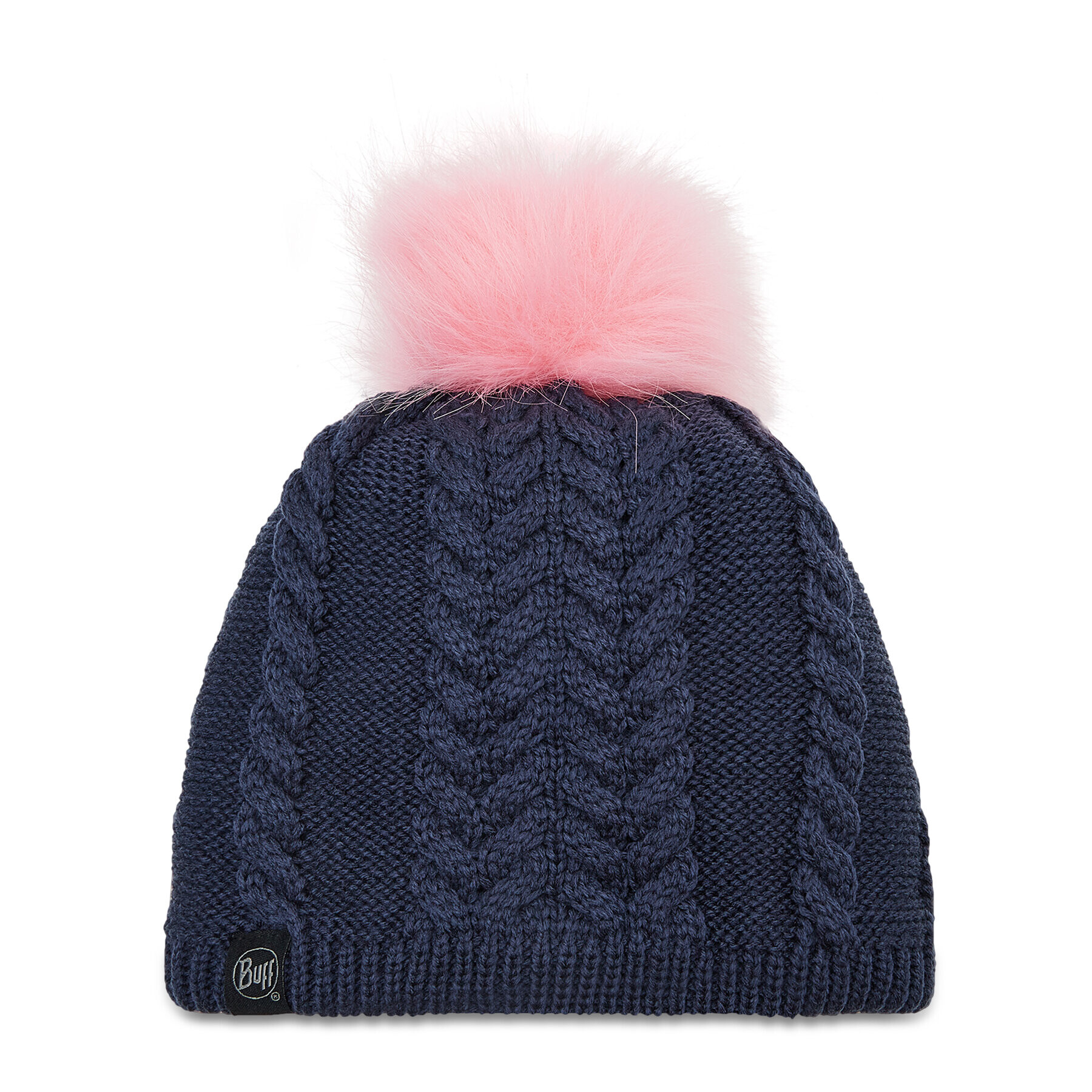 Buff Sapka Knitted & Fleece Hat Nina 123544.779.10.00 Sötétkék - Pepit.hu