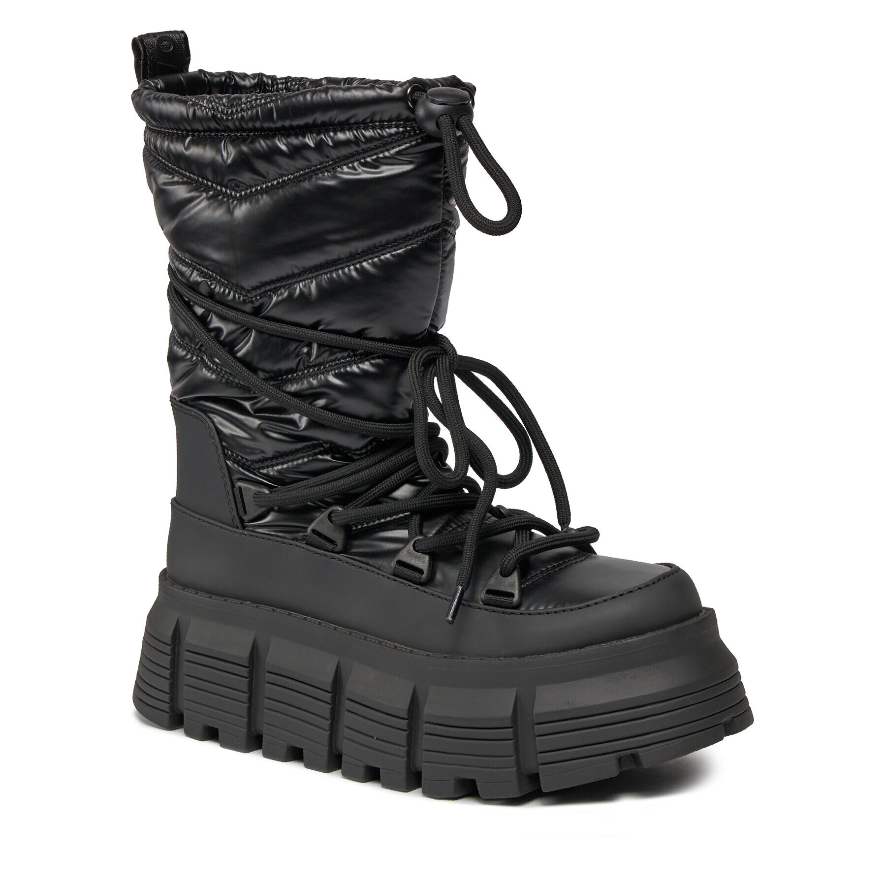 Buffalo Bokacsizma Ava Puffer Boot BN1622341 Fekete - Pepit.hu