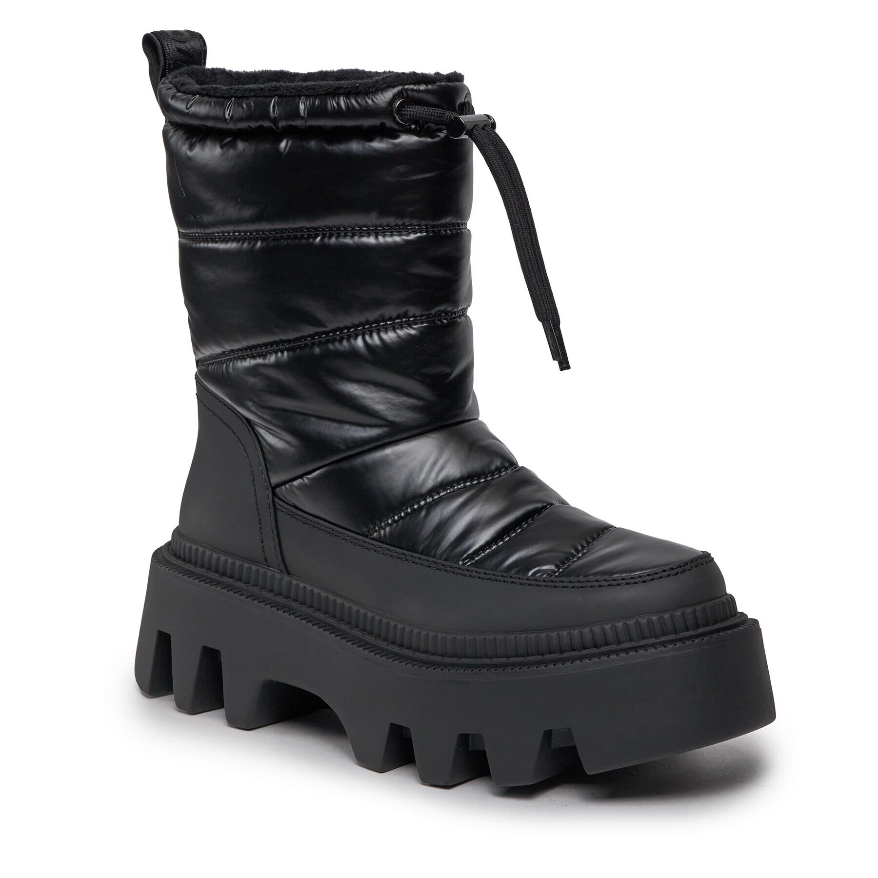 Buffalo Bokacsizma Flora Puffer Boot 1622359 Fekete - Pepit.hu