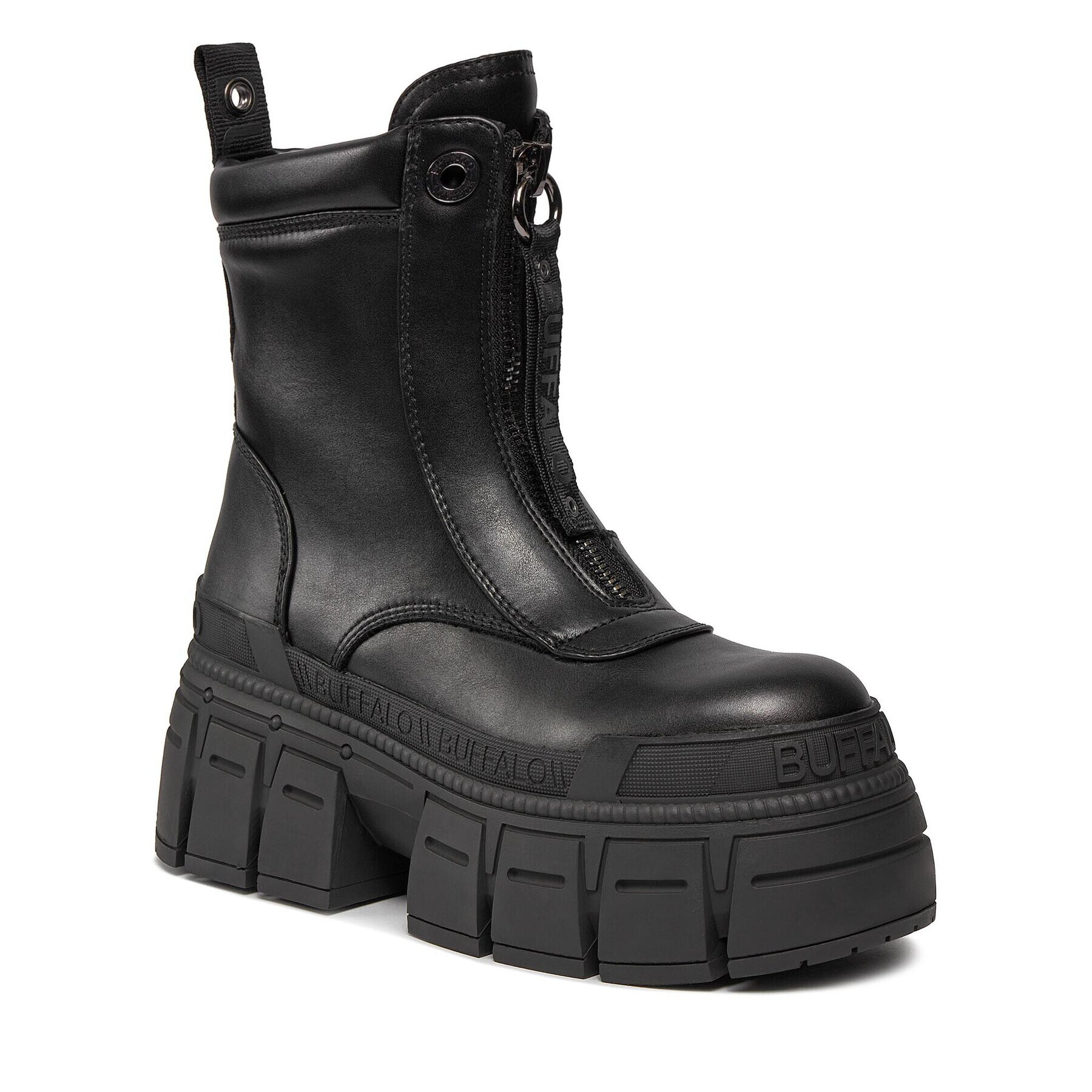 Buffalo Bokacsizma Gospher Zip Boot BN1622350 Fekete - Pepit.hu