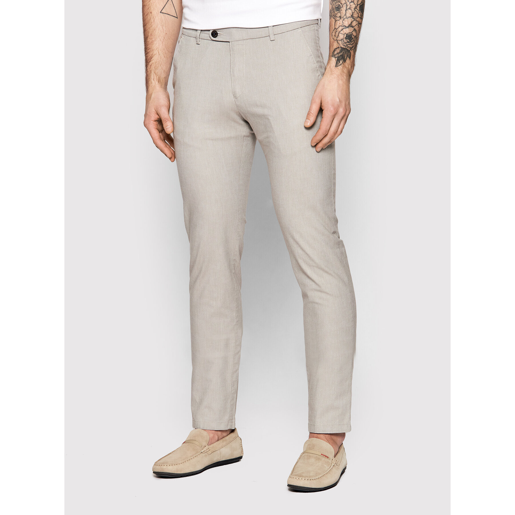 Bugatti Chinos 4890 16305 Bézs Modern Fit - Pepit.hu