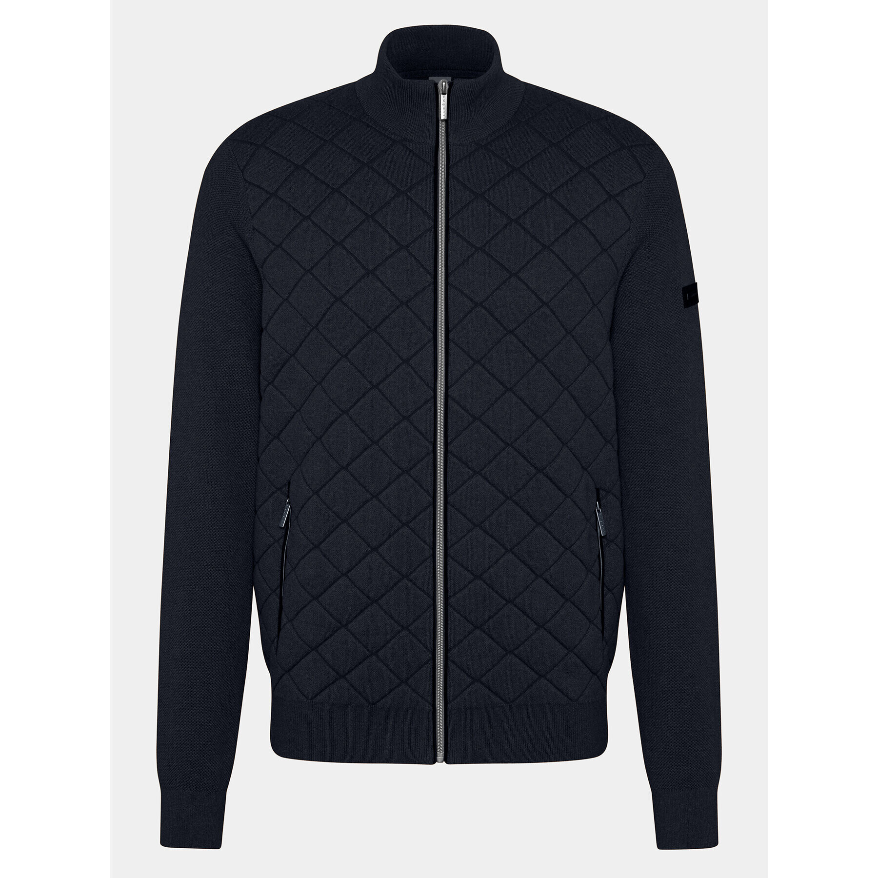 Bugatti Sweater 7600 25523 Sötétkék Regular Fit - Pepit.hu