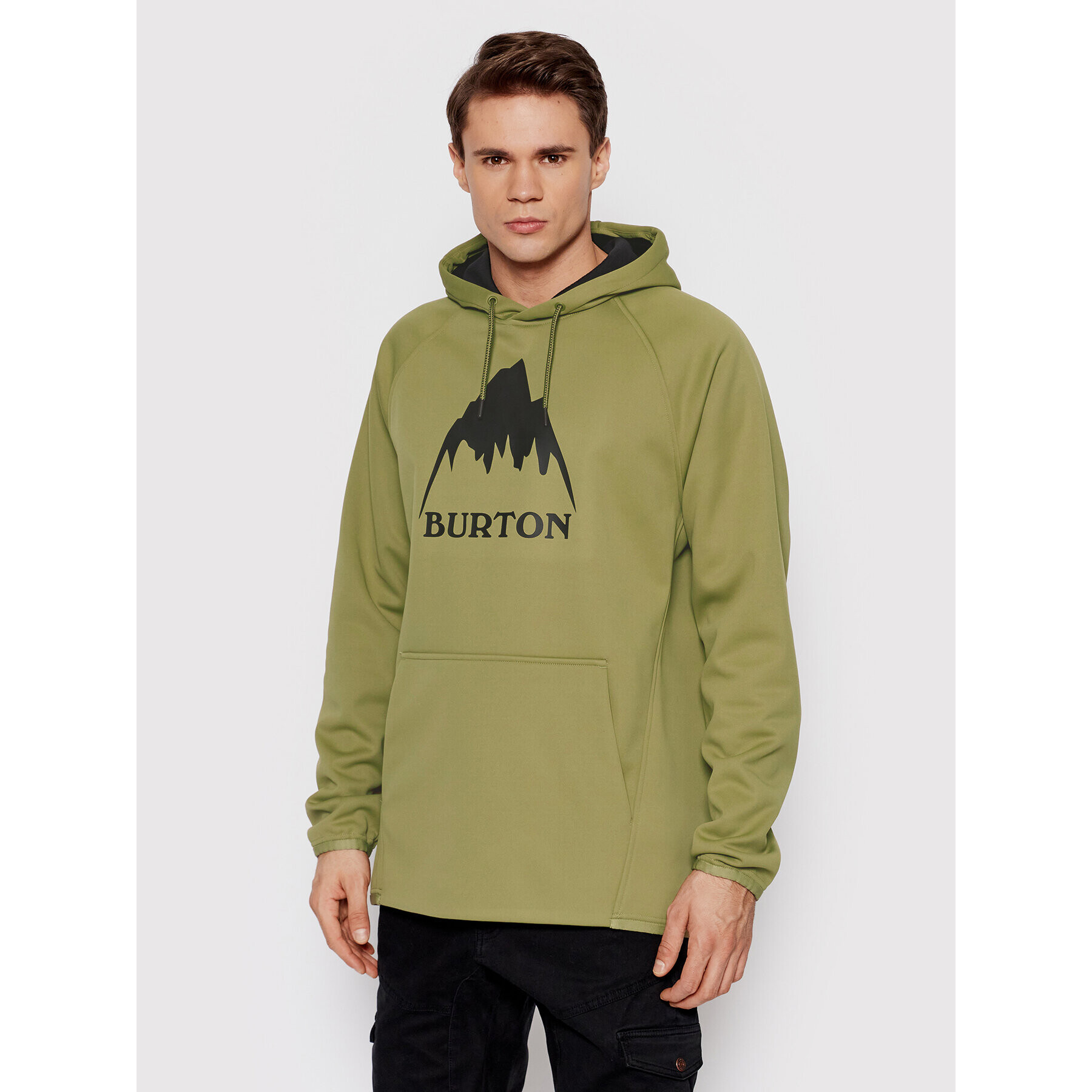 Burton Technikai pulóver Crown 22024100300 Zöld Regular Fit - Pepit.hu