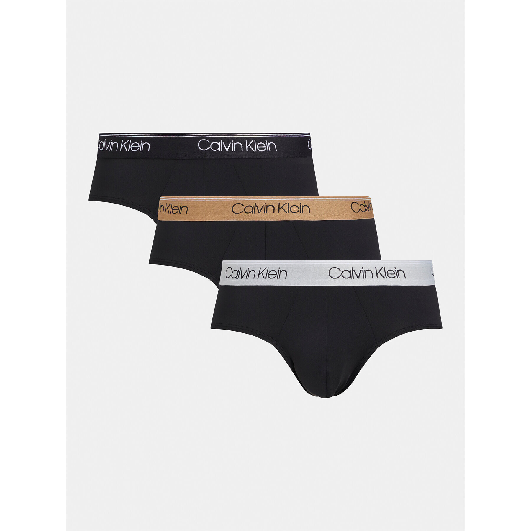 Calvin Klein 3 darab készlet Hip Brief 3Pk 000NB2568A Fekete - Pepit.hu