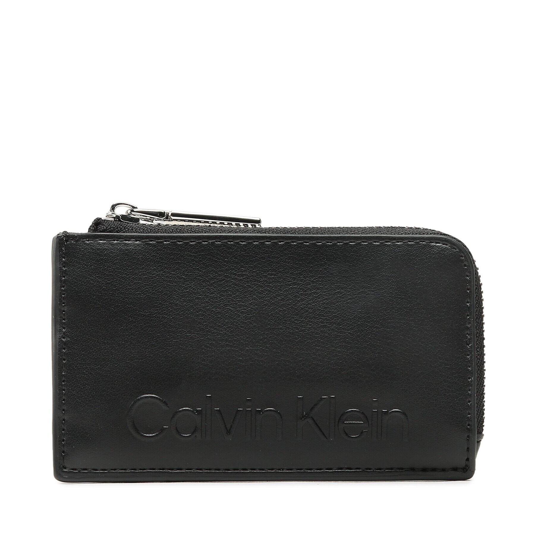 Calvin Klein Bankkártya tartó Ck Set Cardholder W/Zip K60K610465 Fekete - Pepit.hu