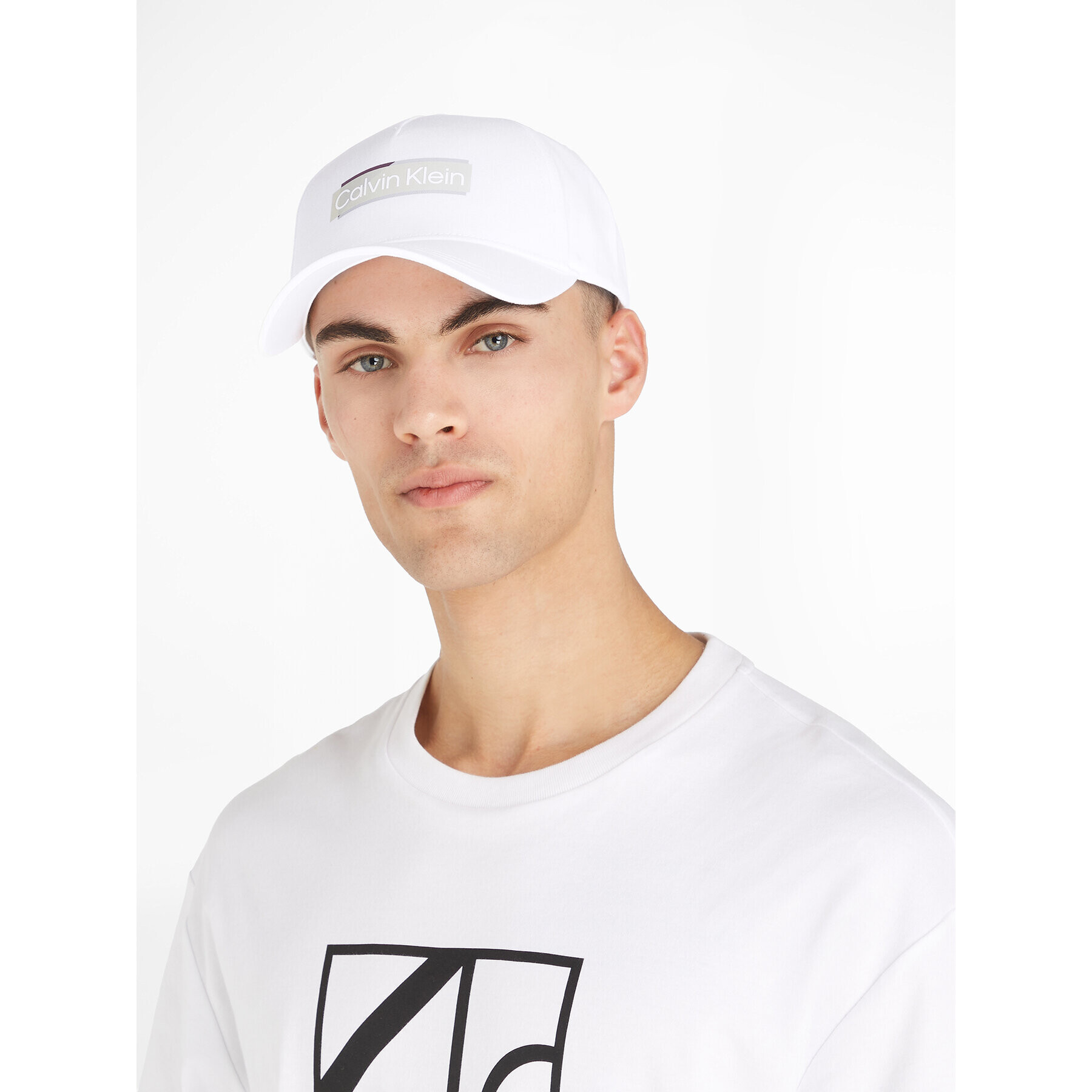 Calvin Klein Baseball sapka Layerd Logo Bb Cap K50K510970 Fehér - Pepit.hu