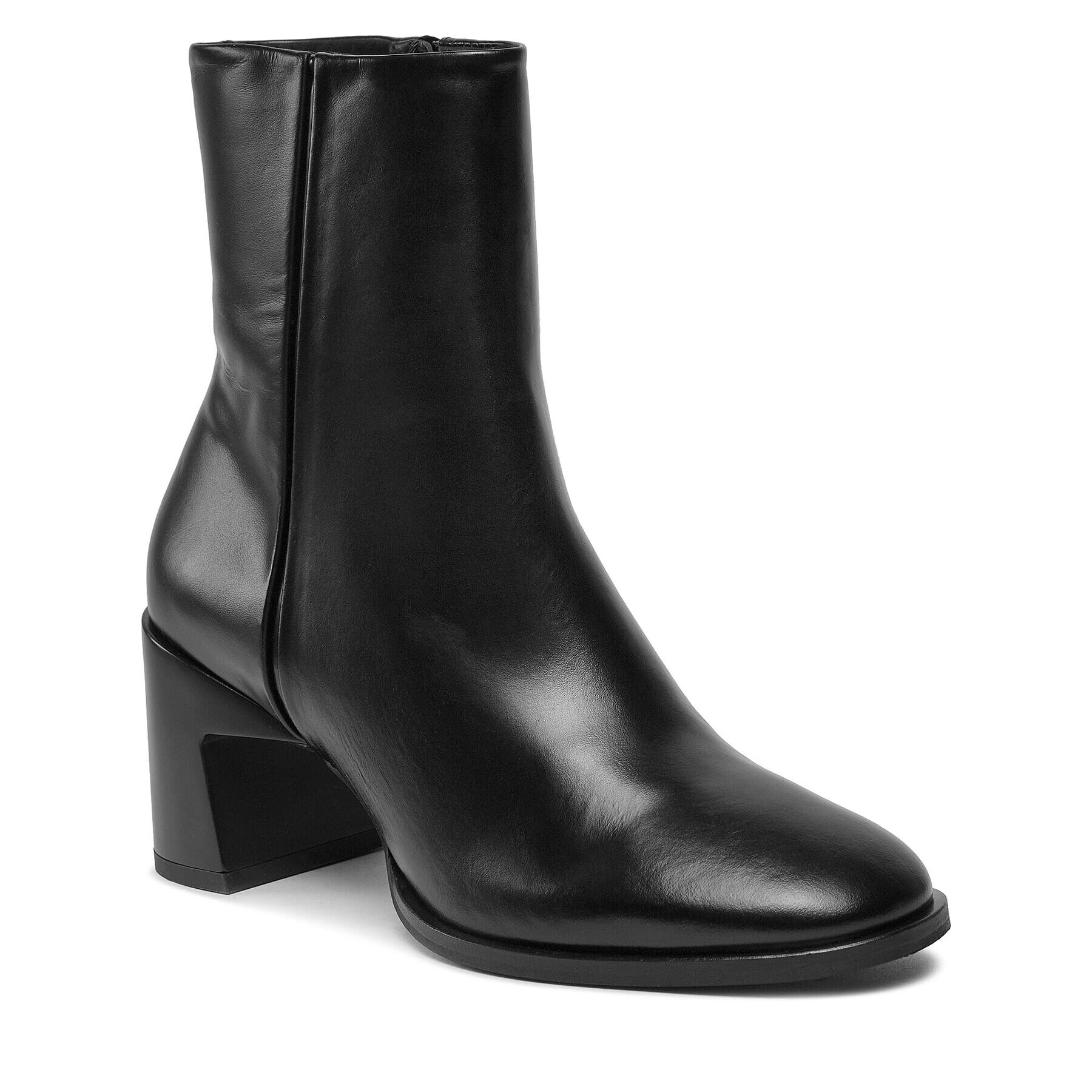 Calvin Klein Bokacsizma Geo Block Ankle Boot 60 HW0HW01845 Fekete - Pepit.hu