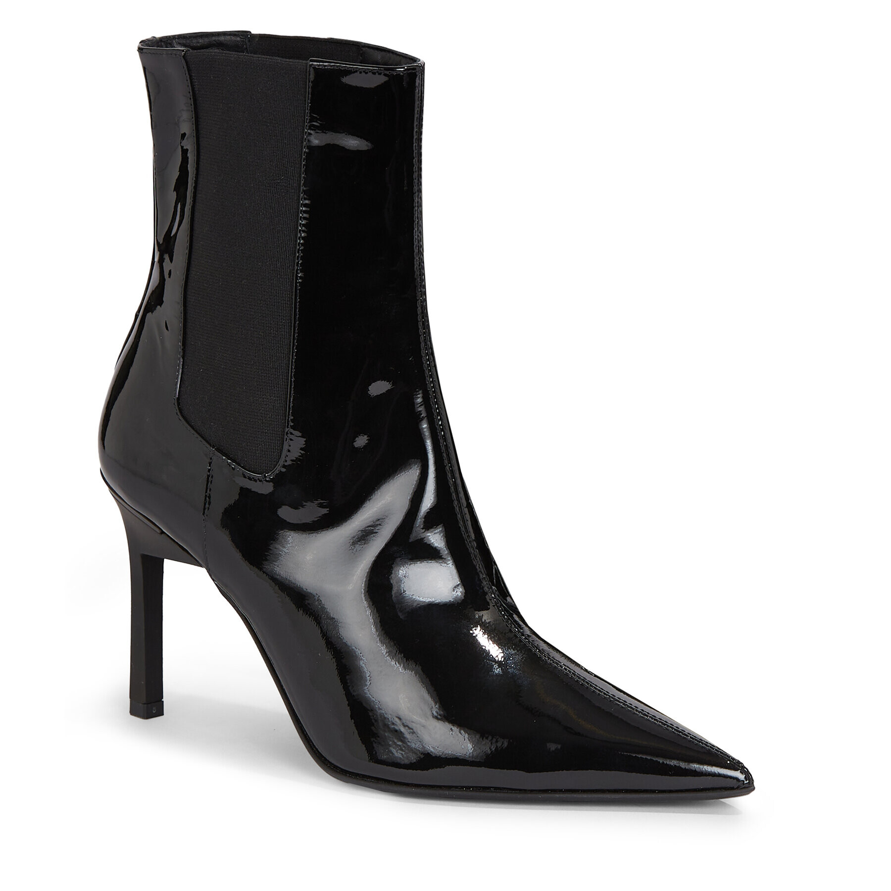 Calvin Klein Bokacsizma Geo Stiletto Chelsea Boot 90-Pat HW0HW01809 Fekete - Pepit.hu