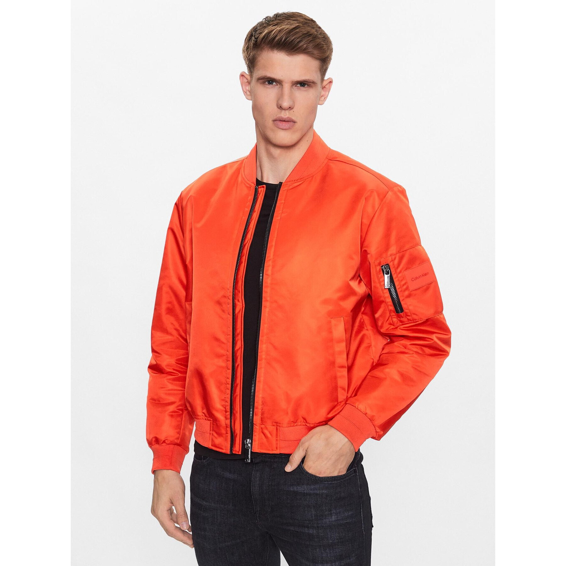 Calvin Klein Bomber dzseki Hero K10K109907 Narancssárga Regular Fit - Pepit.hu