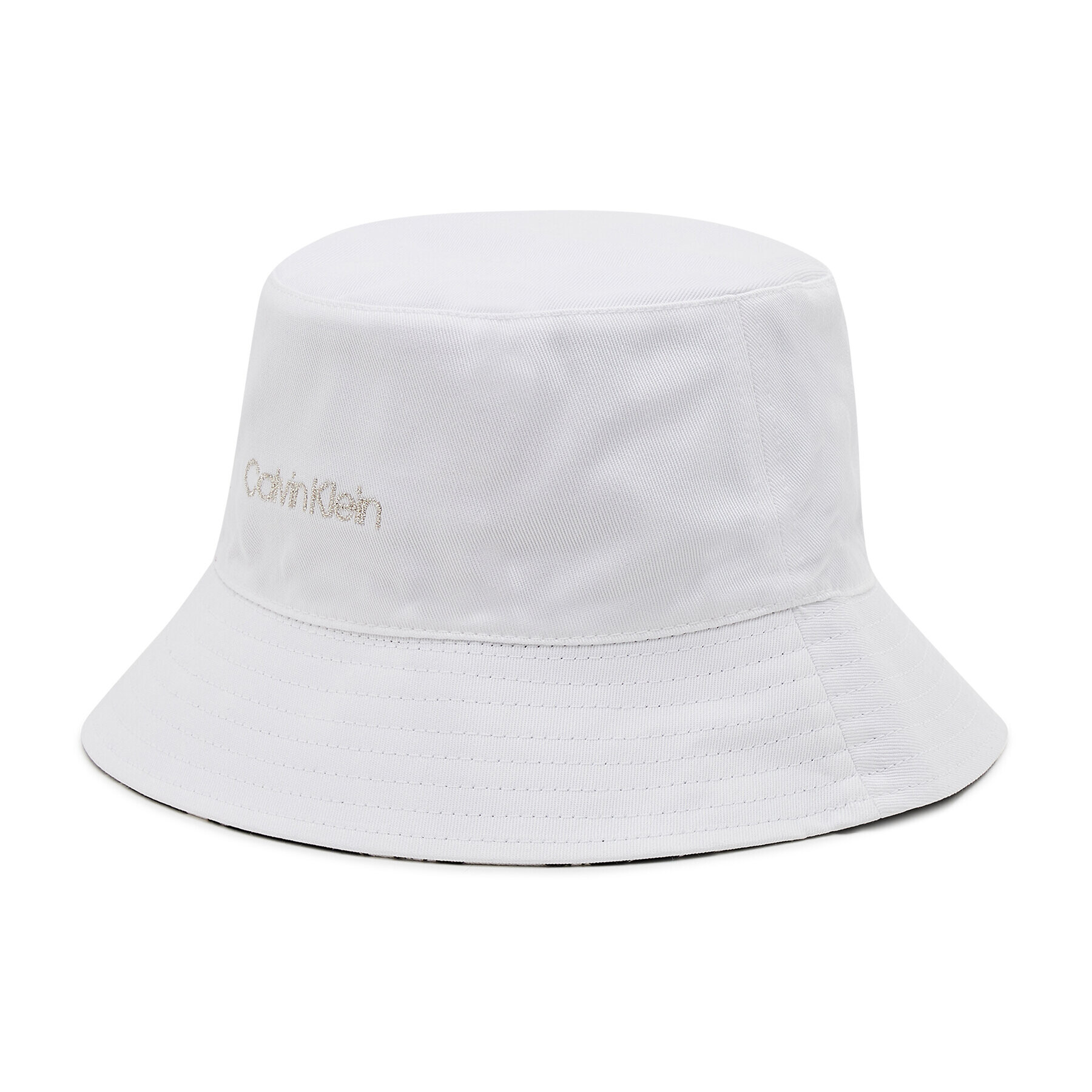 Calvin Klein Bucket kalap Oversize Rev K60K608299 Fehér - Pepit.hu