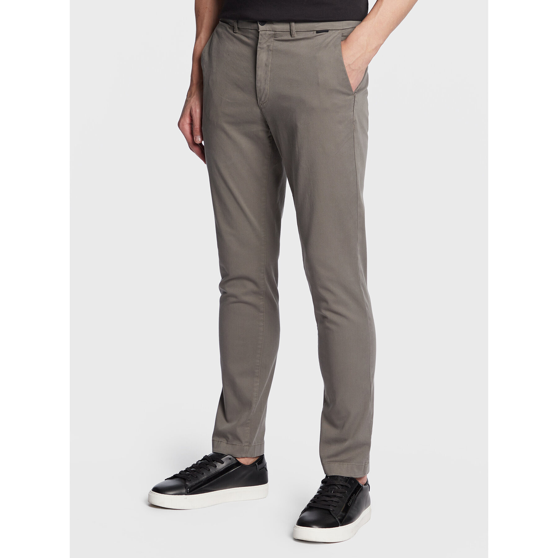 Calvin Klein Chinos Garment Dye K10K109911 Szürke Slim Fit - Pepit.hu