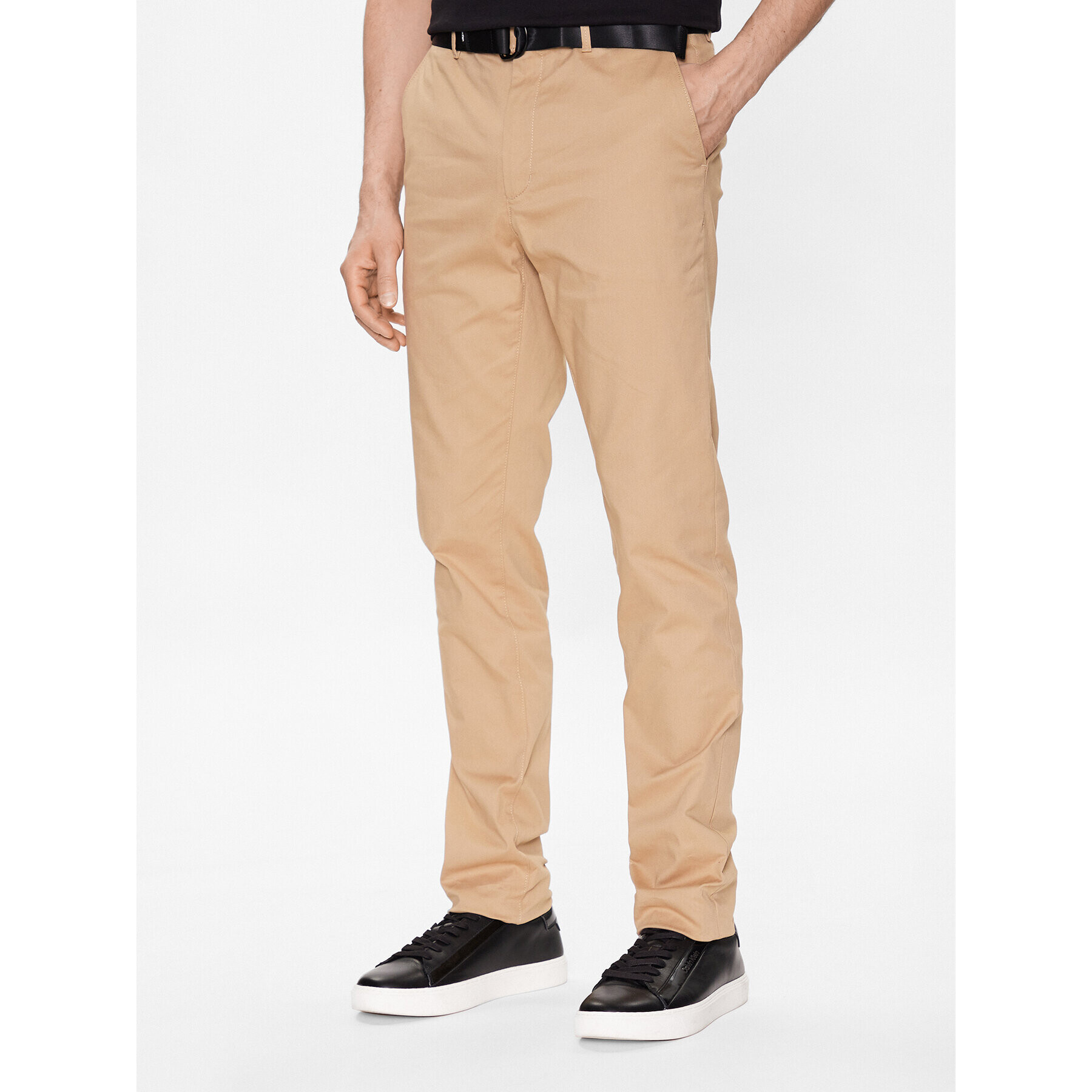 Calvin Klein Chinos Modern Twill K10K110979 Bézs Slim Fit - Pepit.hu