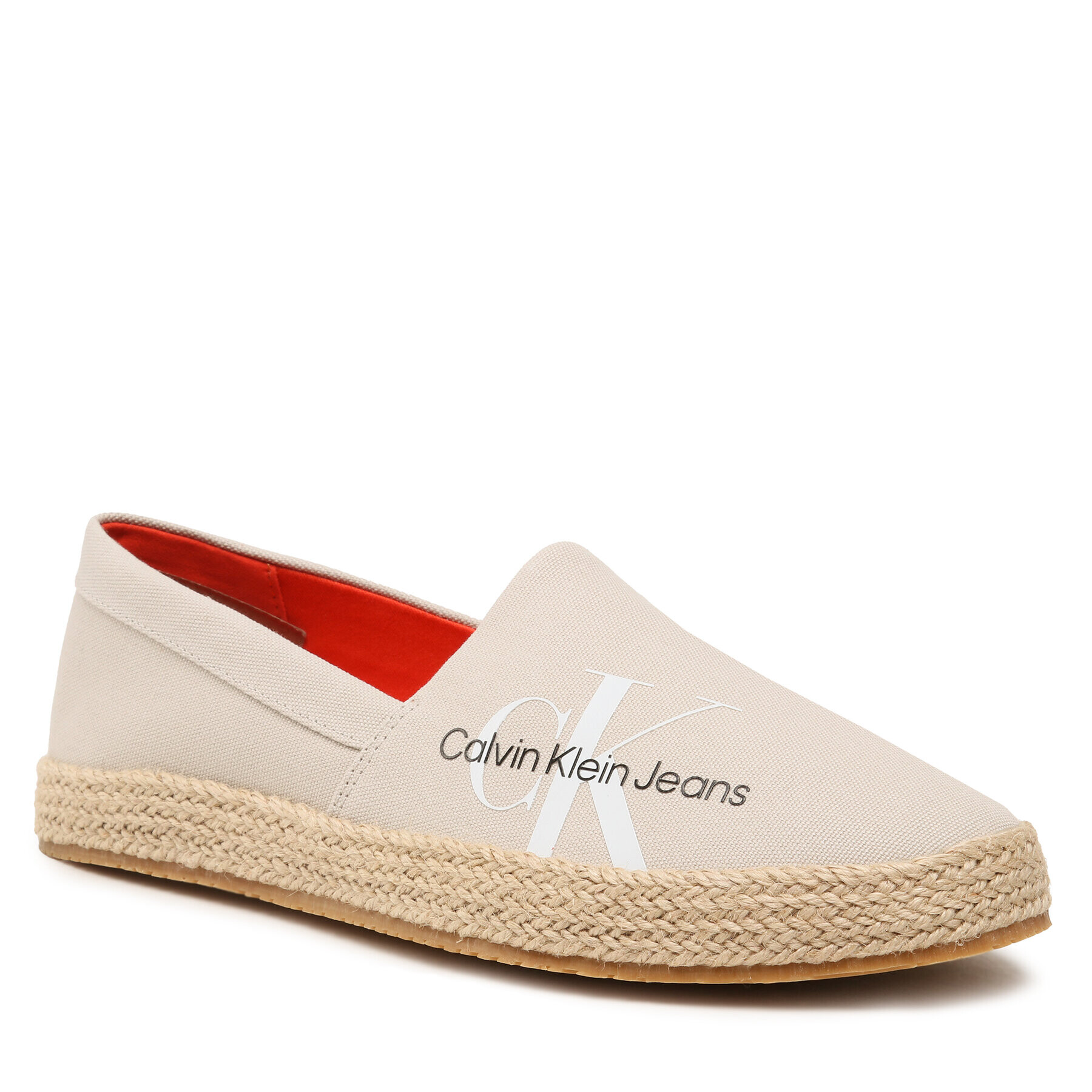 Calvin Klein Espadrilles Espadrille Co YM0YM00726 Bézs - Pepit.hu